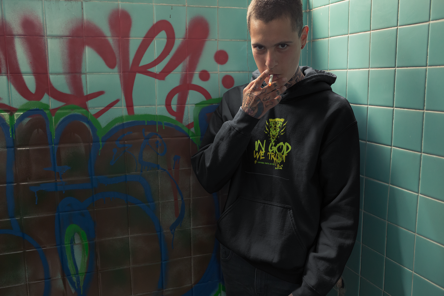 Hooded Sweatshirt Unisex 'In God We Trust'
