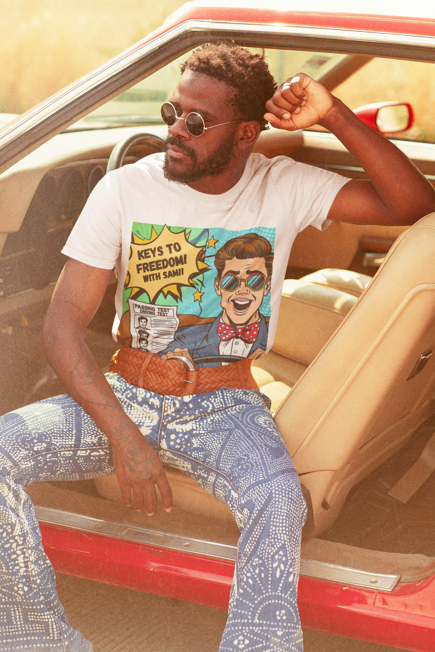Pop Art T-Shirt - Custom Text Design