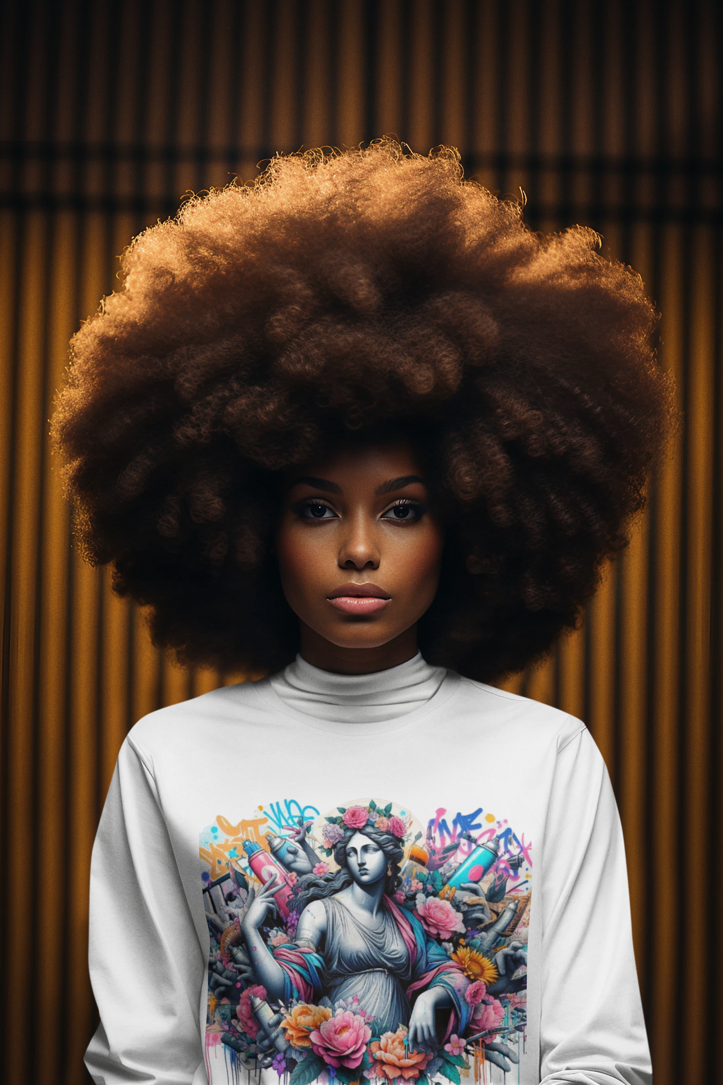 Long Sleeve Tee Venus Birth Contemporary Streetart Unisex Jersey