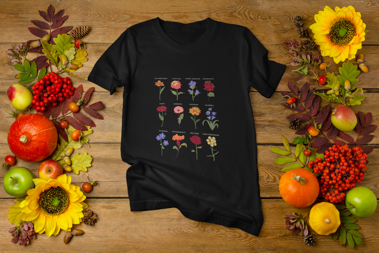 Floral Thick T-Shirt