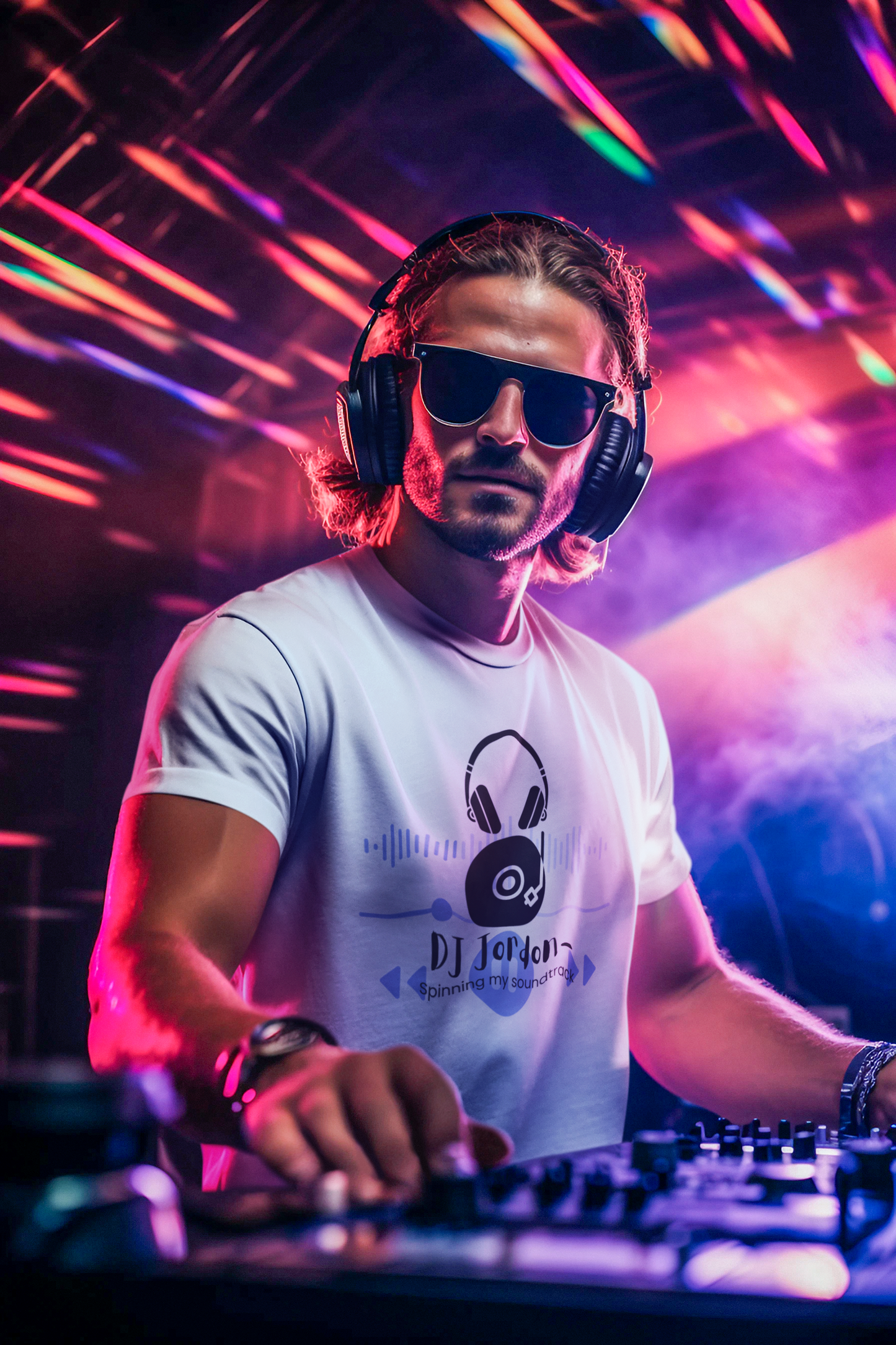 Beats & Vibes Name Personalisation T-Shirt