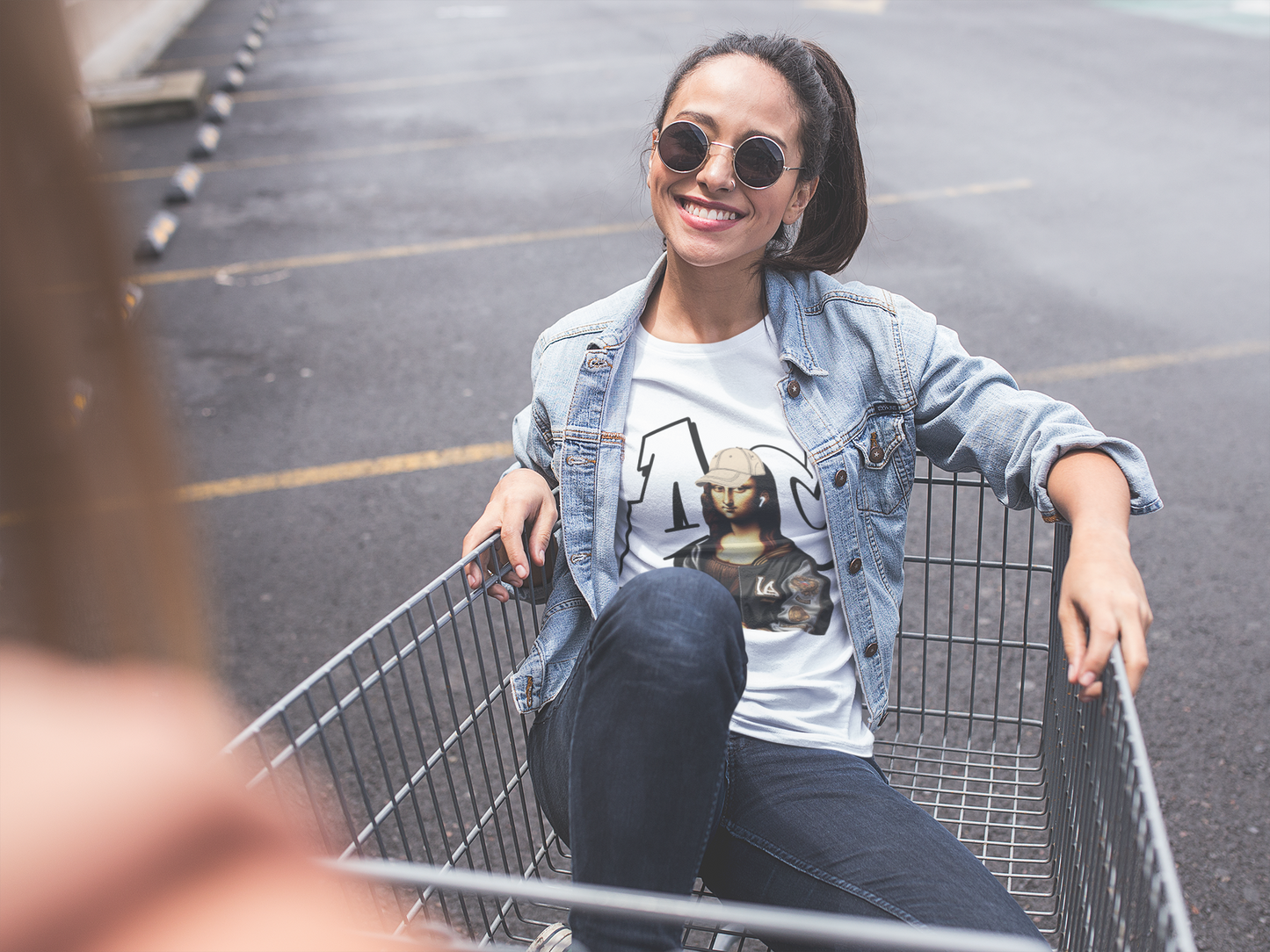 Streetwear Long Sleeve Tee featuring Mona Lisa