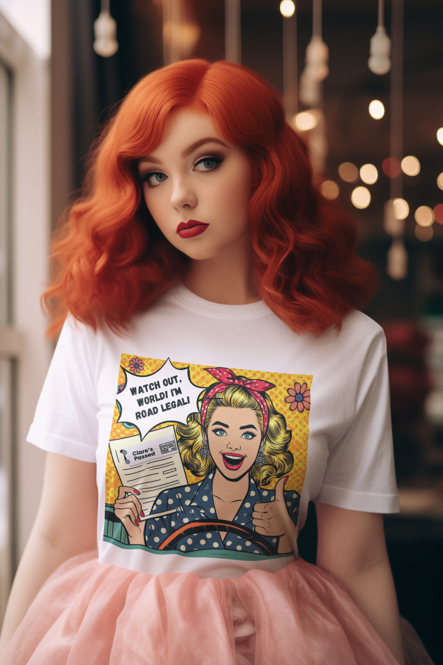 Pop Art Driving Test Passed T-Shirt