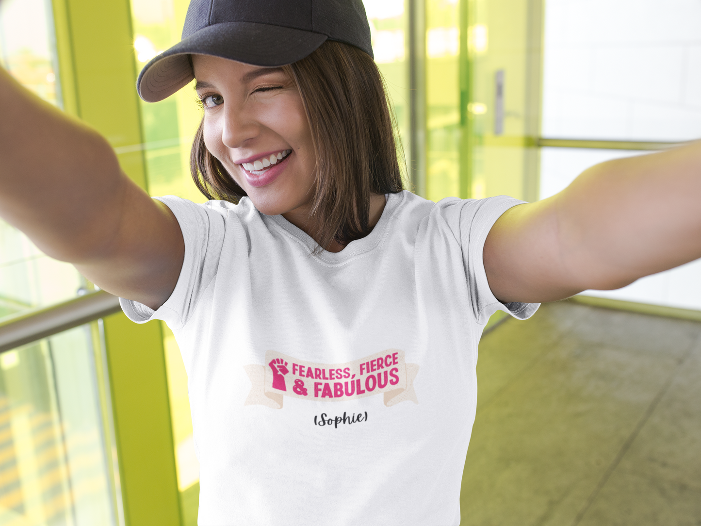 Fearless, Fierce, and Fabulous Custom Name T-Shirt