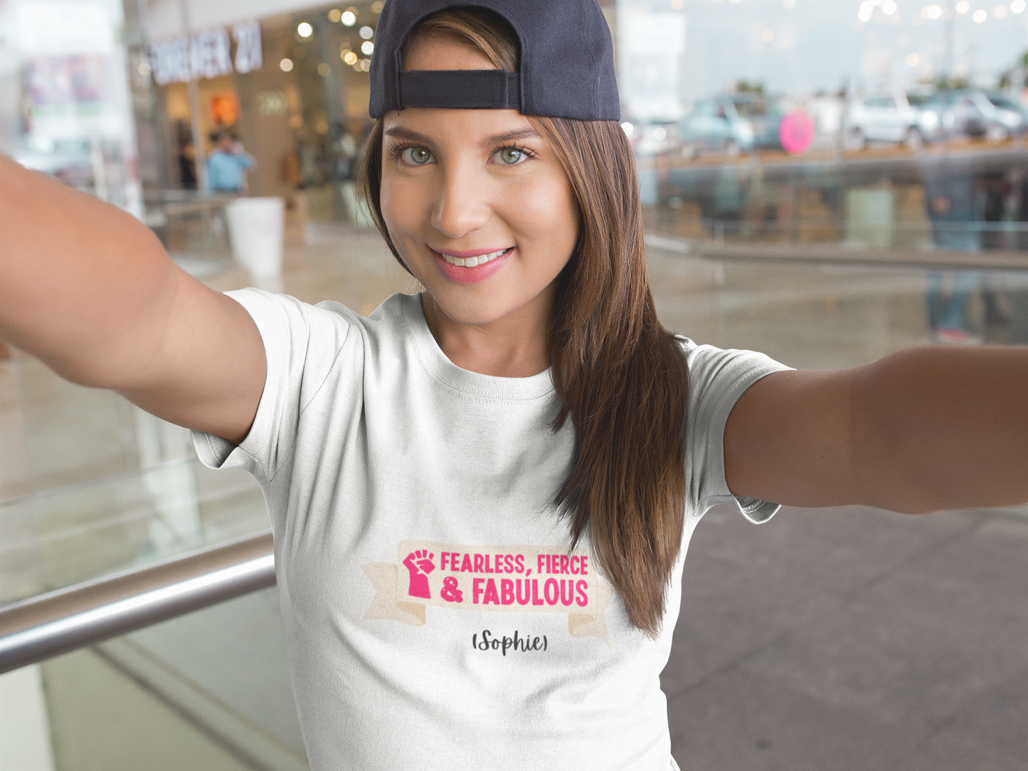 Fearless, Fierce, and Fabulous Custom Name T-Shirt