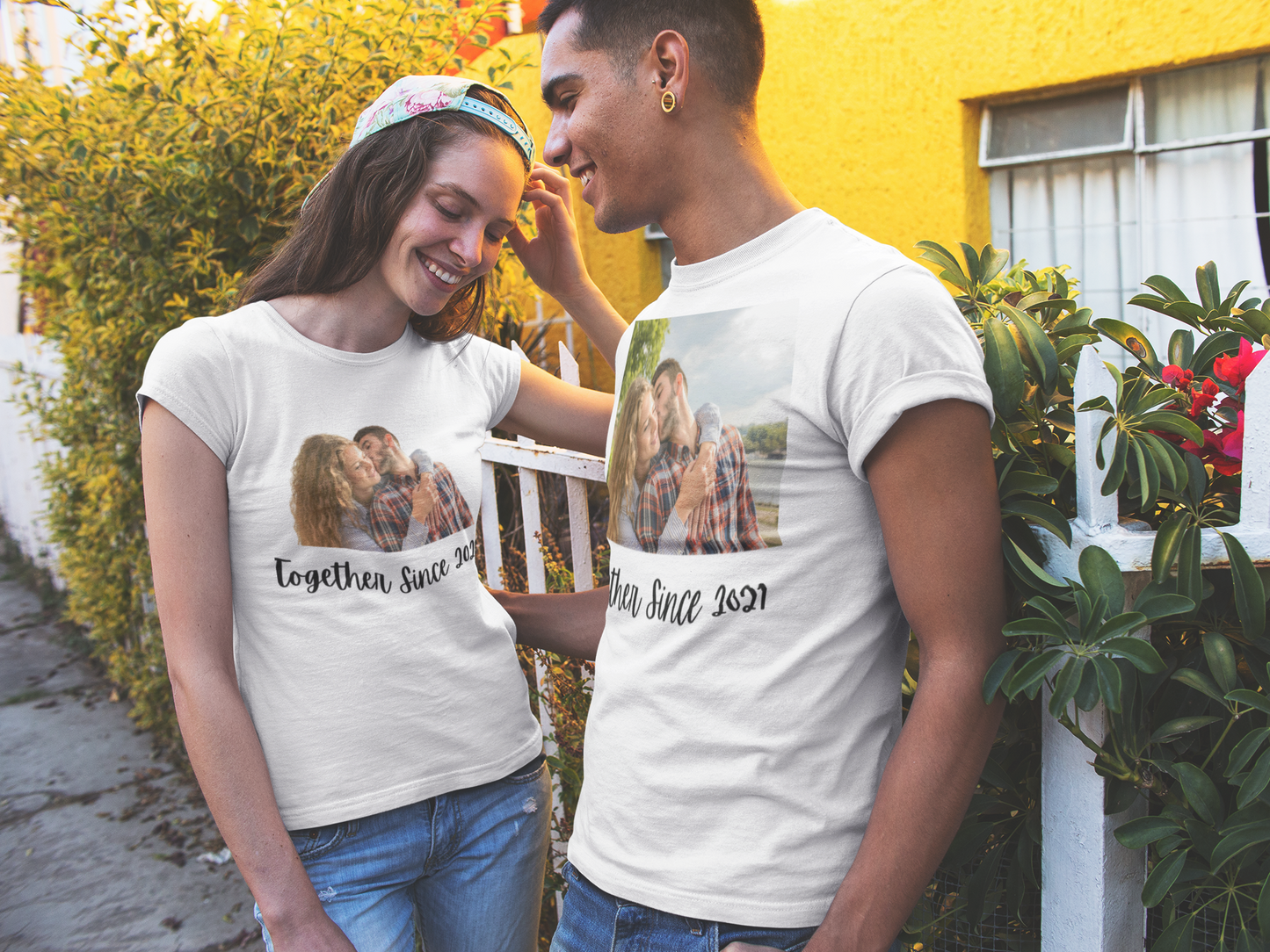 Custom Image and Text Unisex T-Shirt