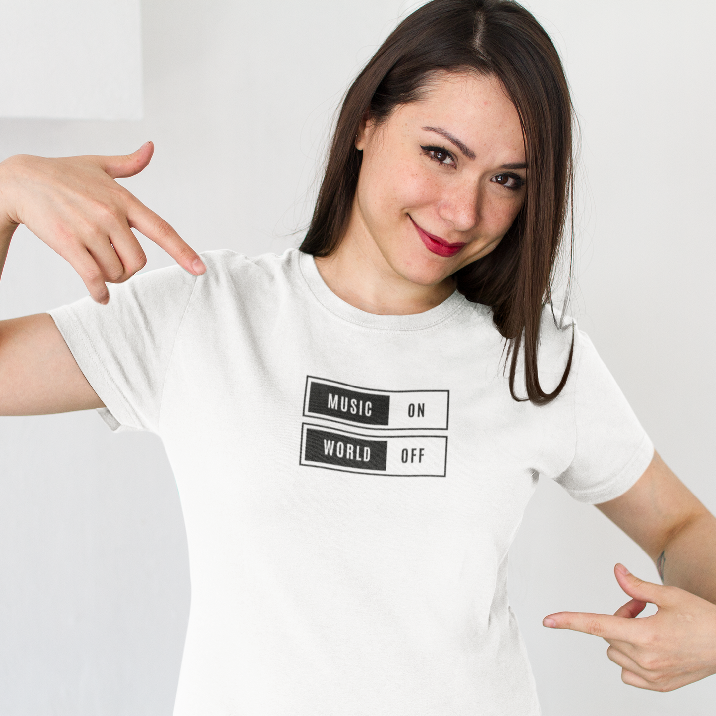 Music On, World Off Unisex Tee