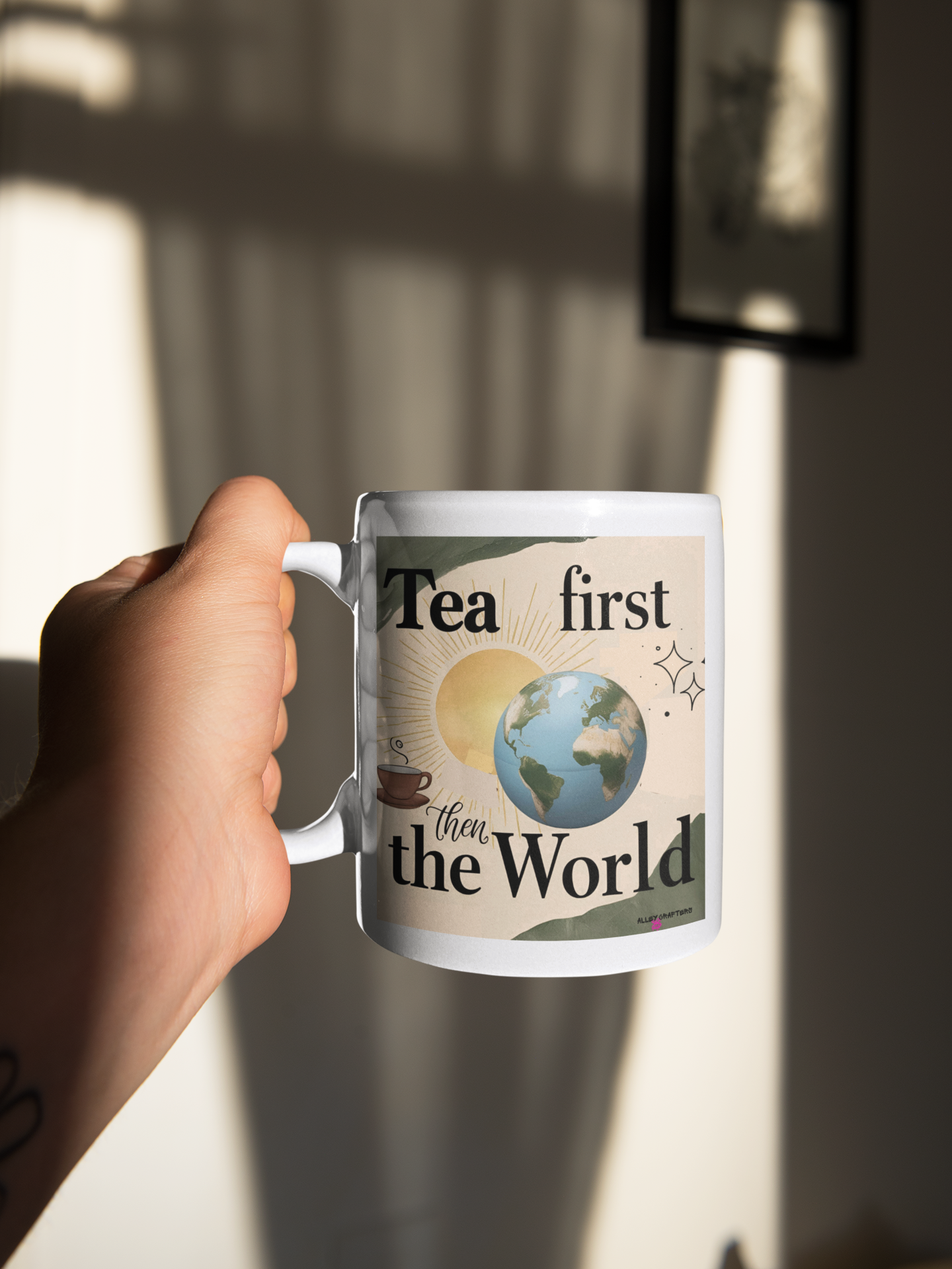 Tea First Then the World Mug