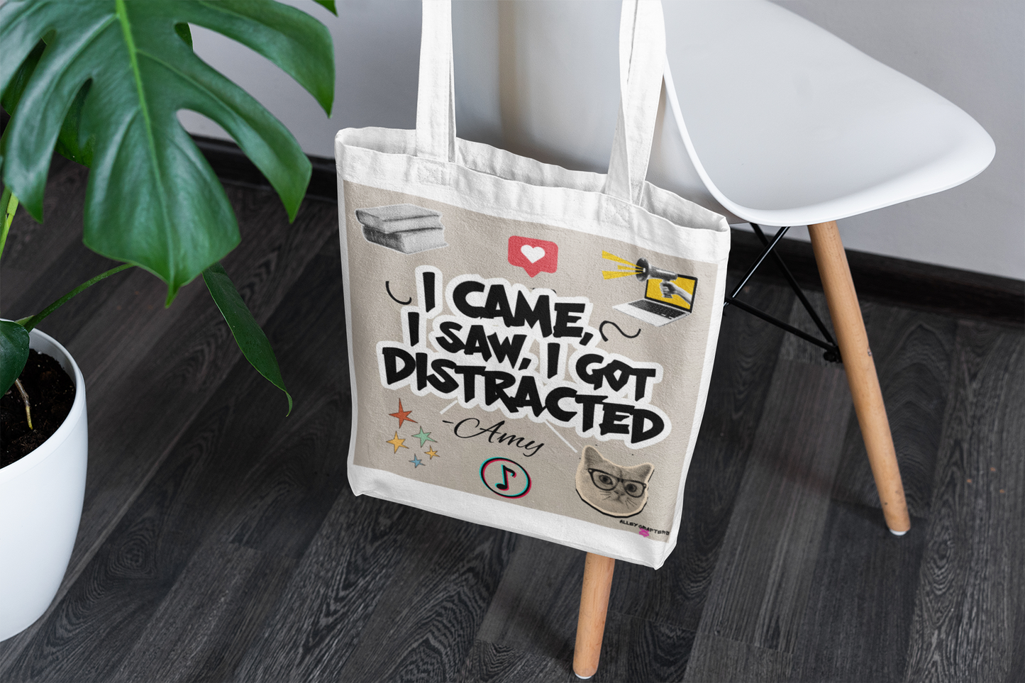 "I Came, I Saw, I Got Distracted" Tote Bag