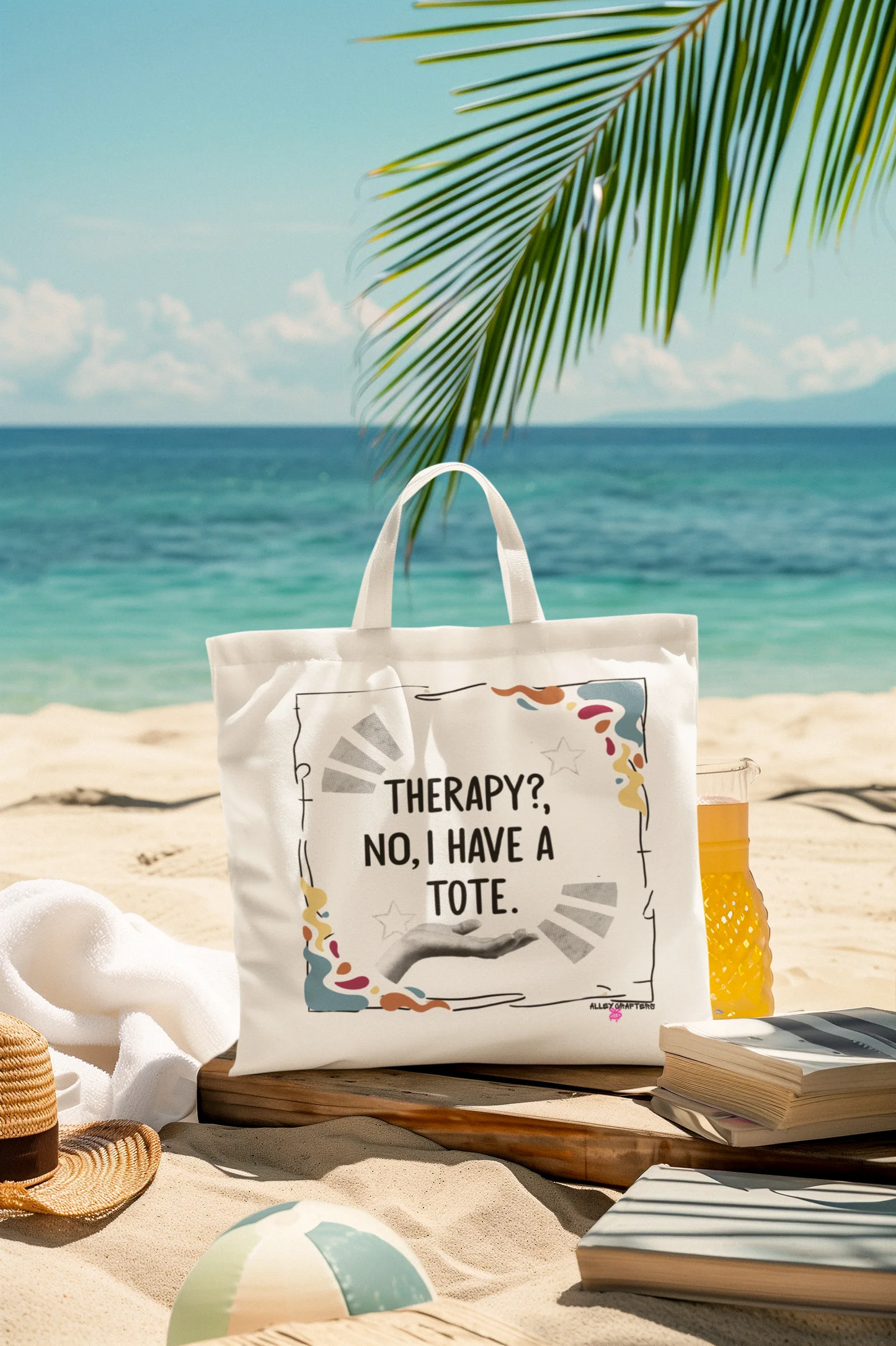 Therapy? No, I have a Tote - Bag - Alley Crafters