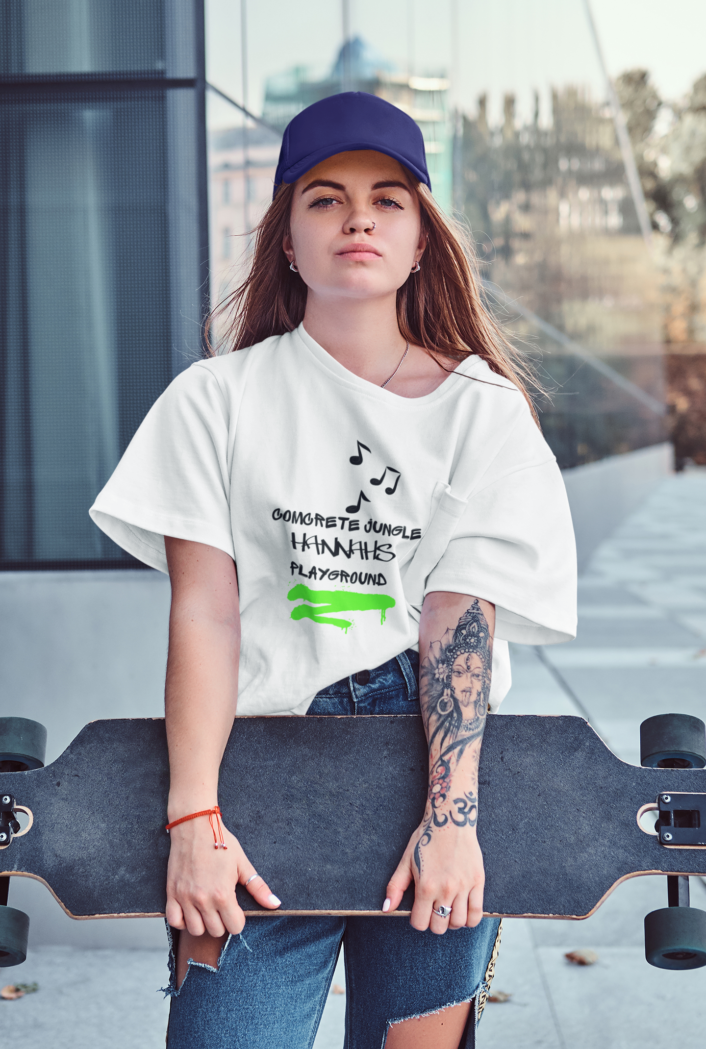Concrete Jungle Playground T-Shirt, Urban Streetwear Tee, Cityscape Graphic Shirt, City Life Top, Unisex Softstyle Apparel