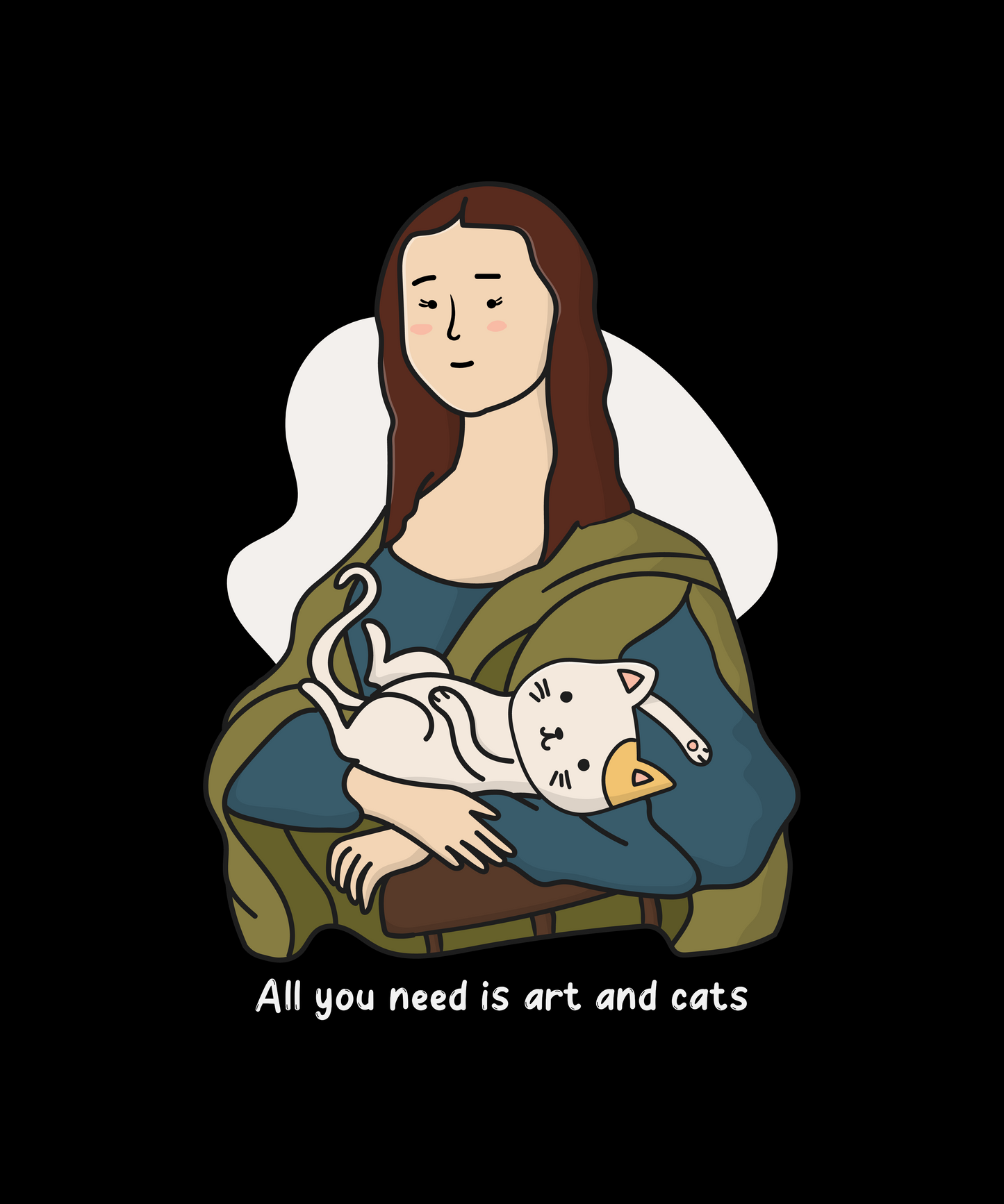 Art and Cats Hoodie