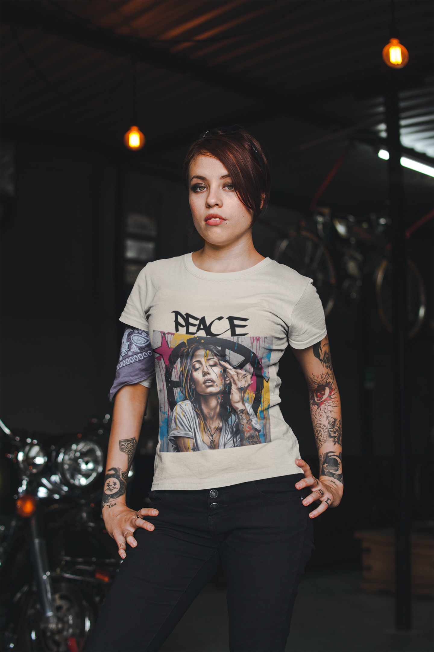 Graffiti Peace Urban Tee