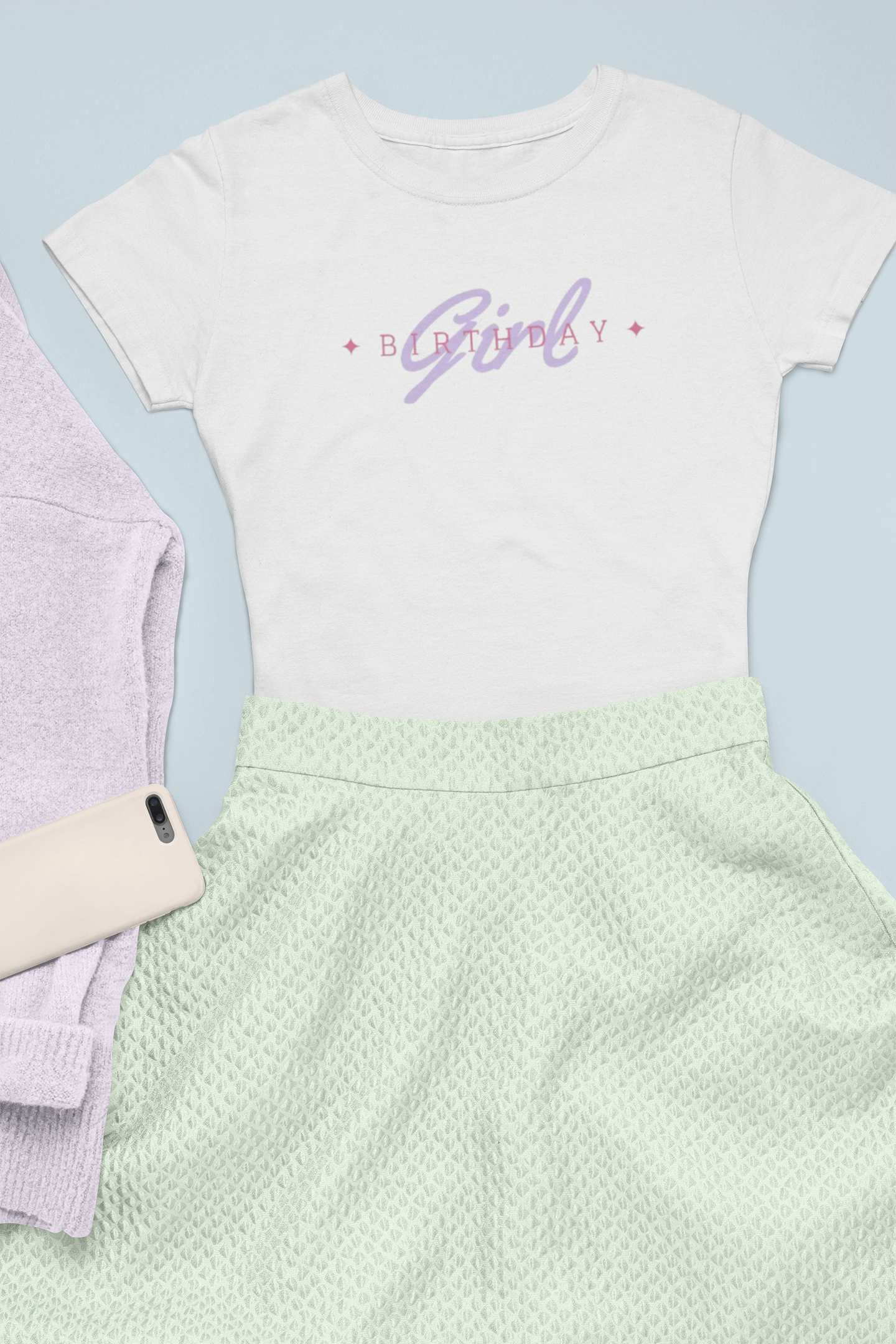 Kids Tee - Birthday Girl Design