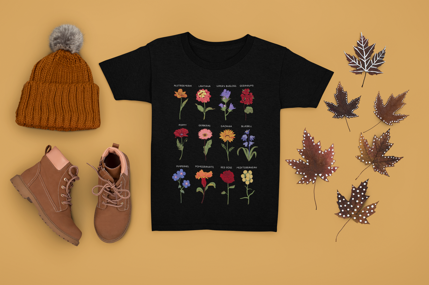 Floral Thick T-Shirt