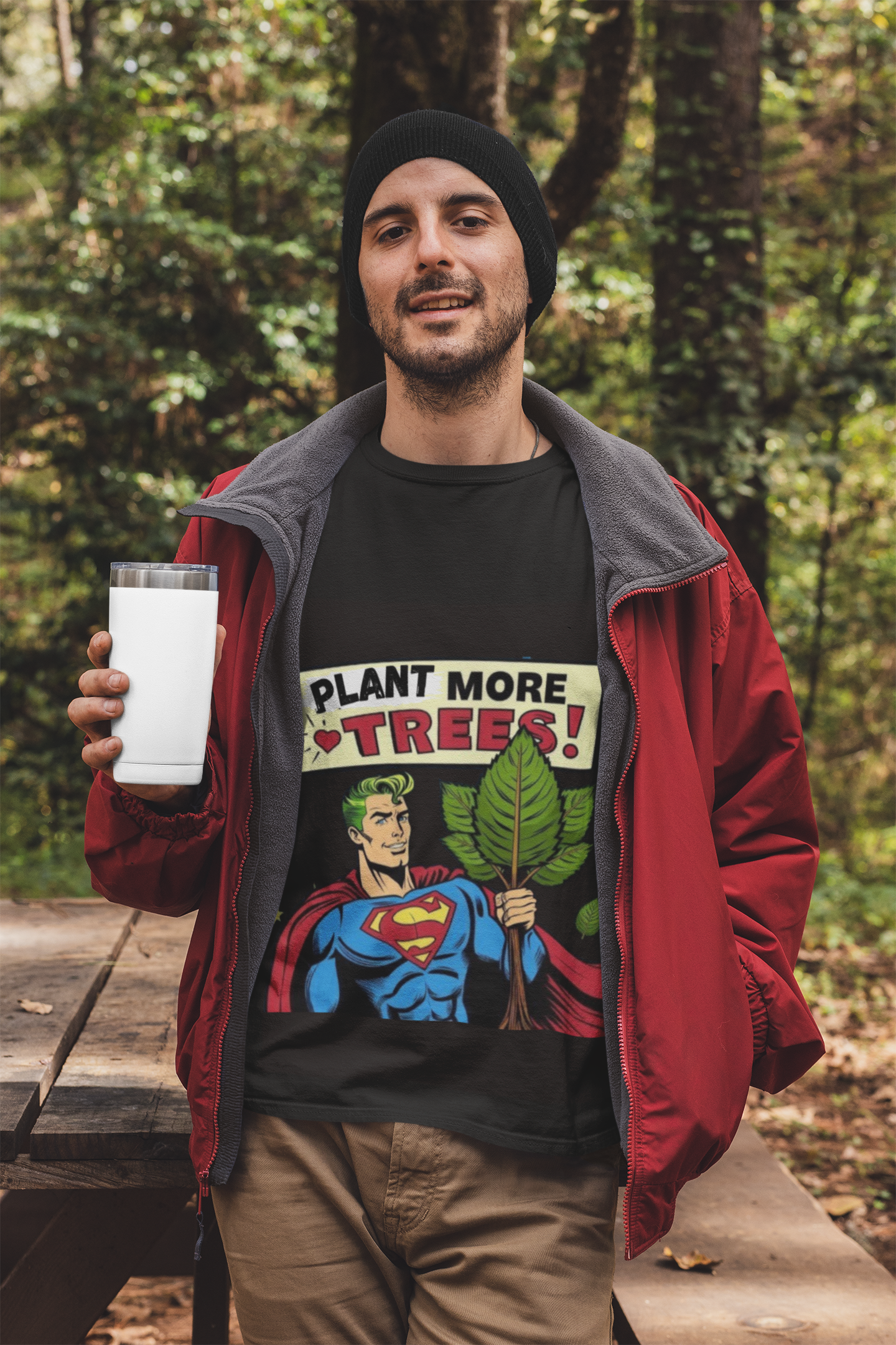 Superman Plant More Trees T-Shirt