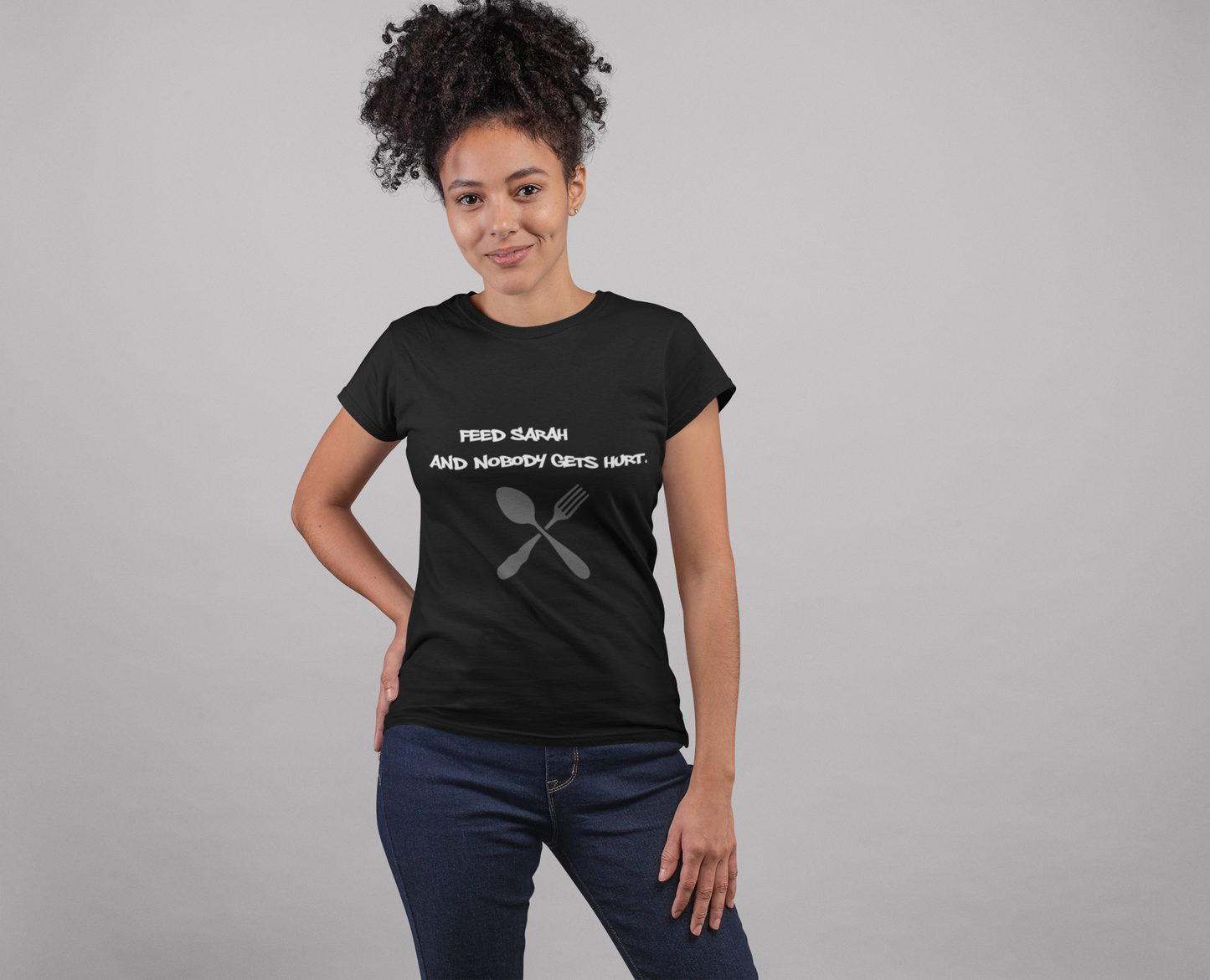 Unisex T-Shirt Feed (Name) and Noone gets Hurt