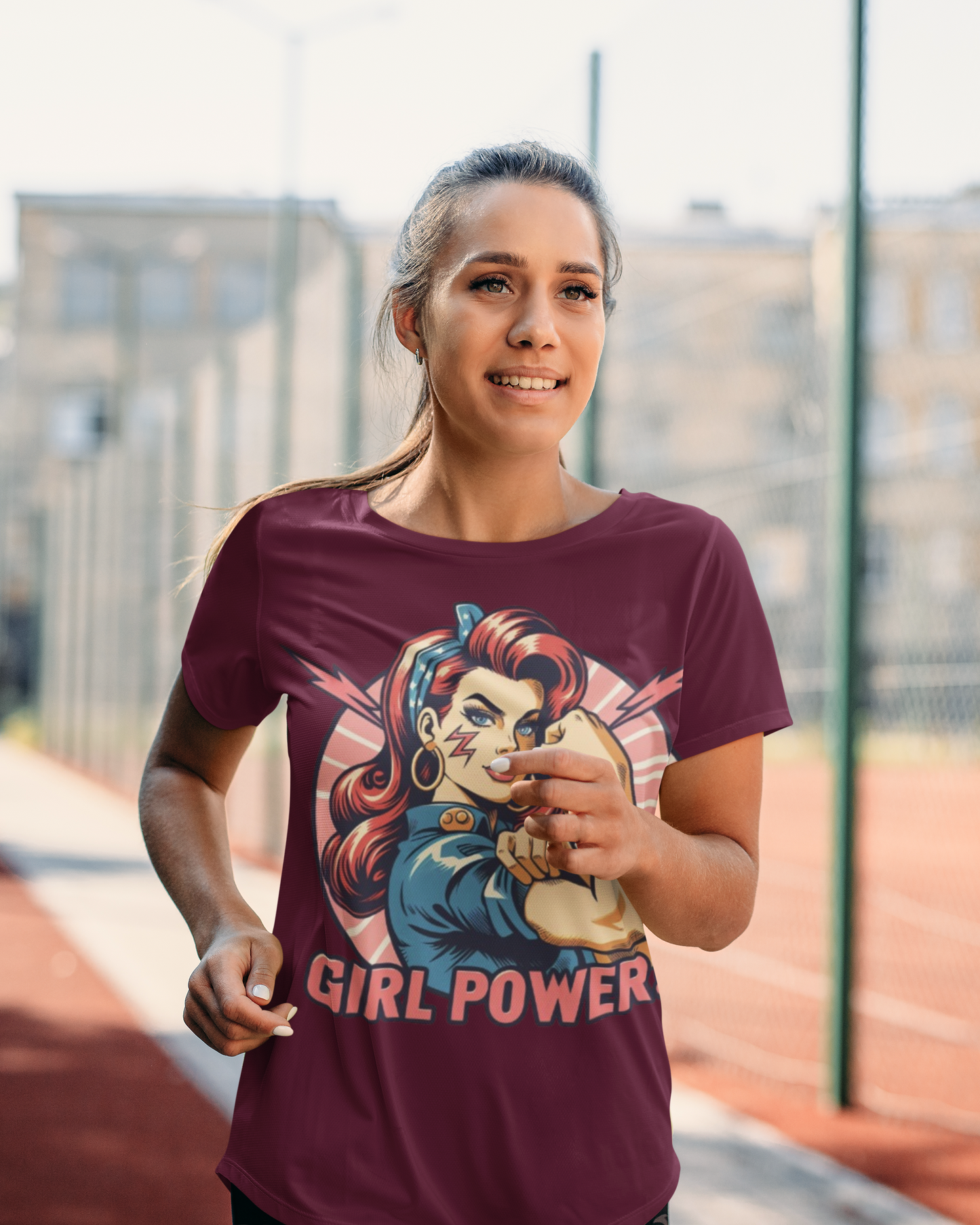 Girl Power T-Shirt - Pop Art Design