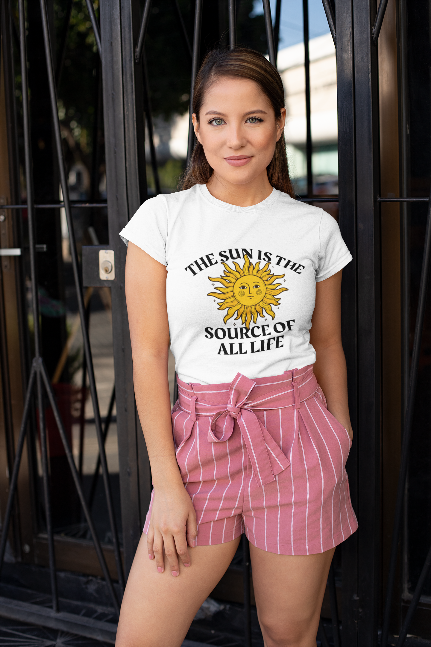 Sun Painting Unisex Tee, Source of Life T-Shirt, Brilliant Print Quality, Peaceful Shirt