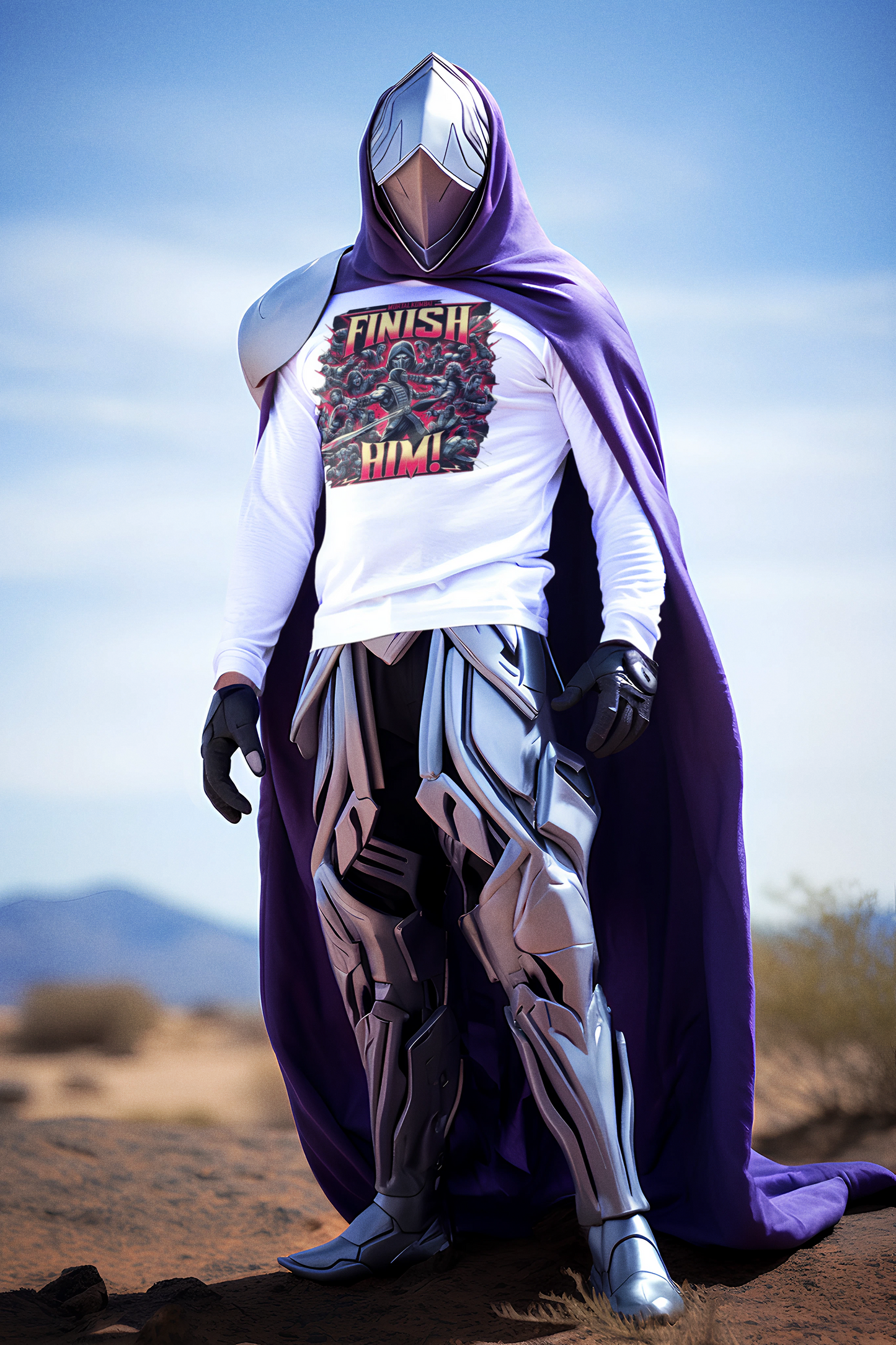 Long Sleeve Tee - Mortal Kombat - Finish Him