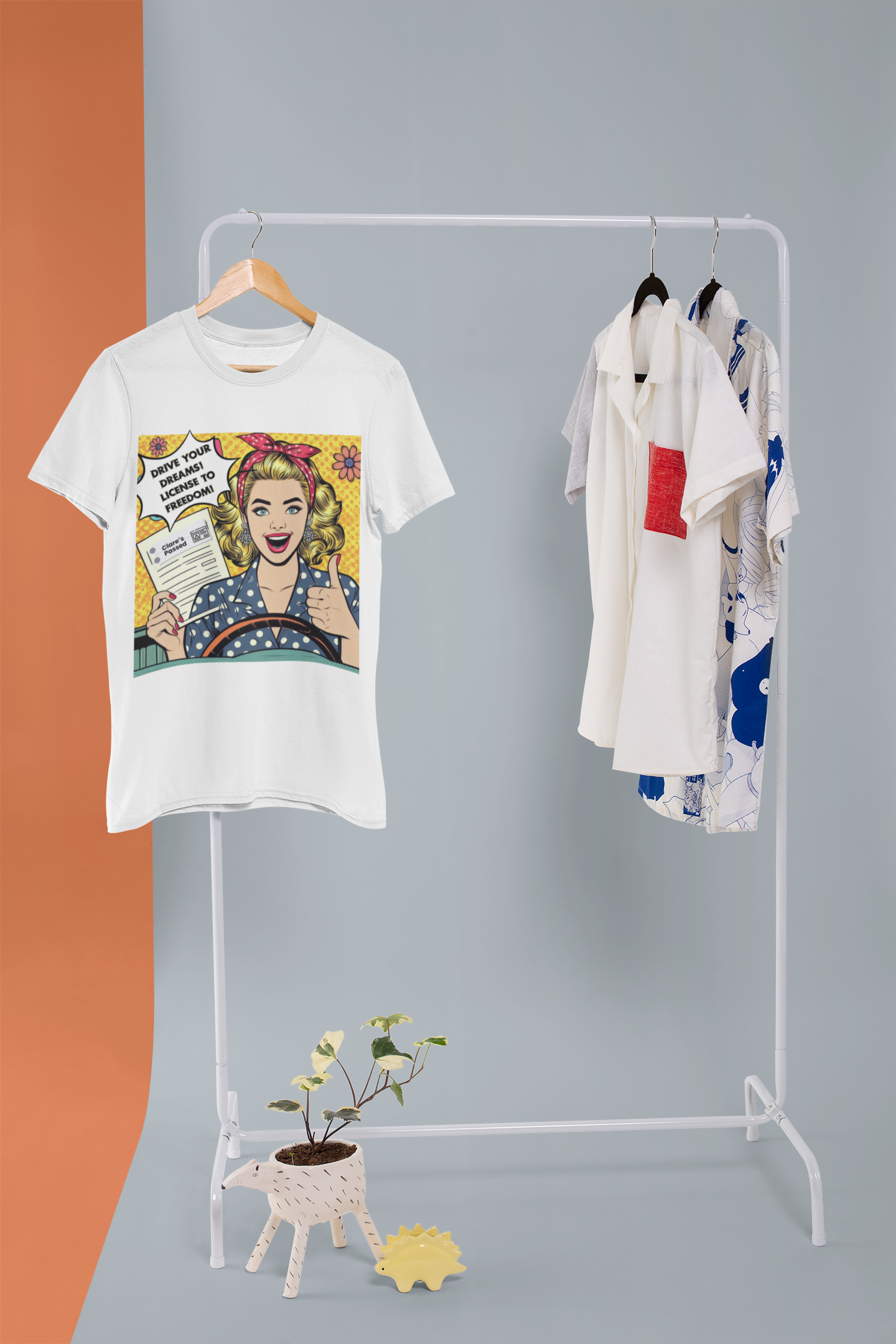 Pop Art Driving Test Passed T-Shirt