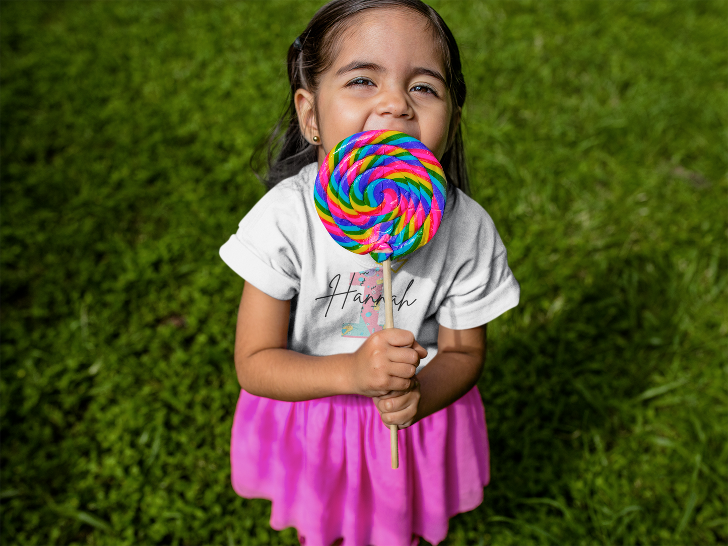Colourful Crown One Birthday Tee for Infants