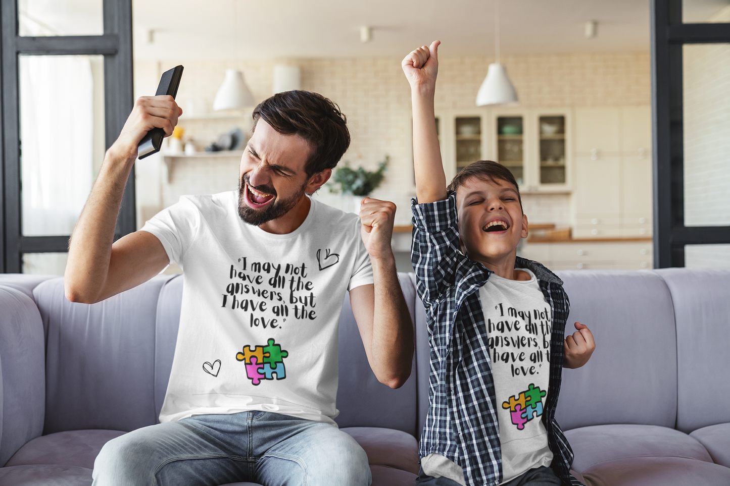 I May Not Have All the Answers, But I Have All the Love" T-Shirt | Autism Awareness