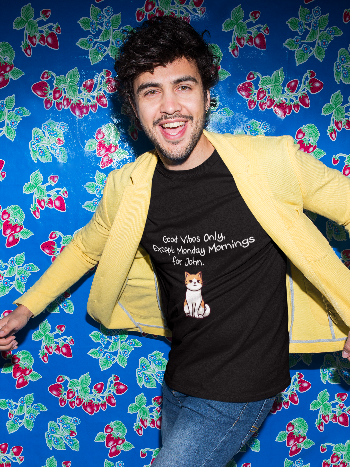 Good Vibes Only Unisex Softstyle T-Shirt Except Monday Mornings