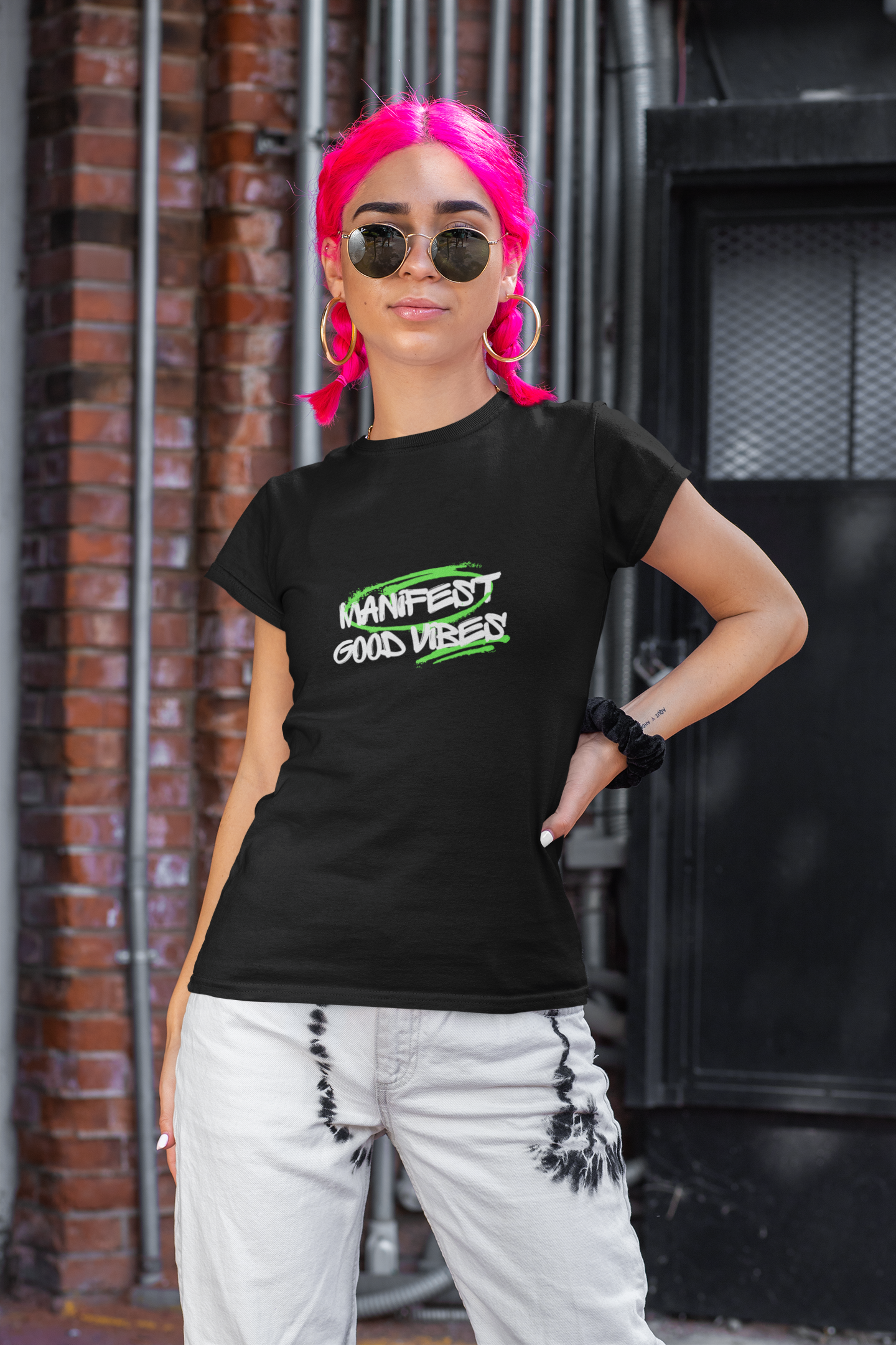 Manifesting in Good Vibes β Personalised T- Shirt