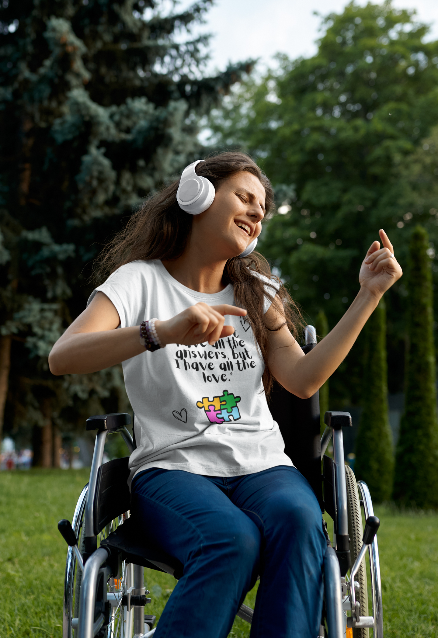 I May Not Have All the Answers, But I Have All the Love" T-Shirt | Autism Awareness