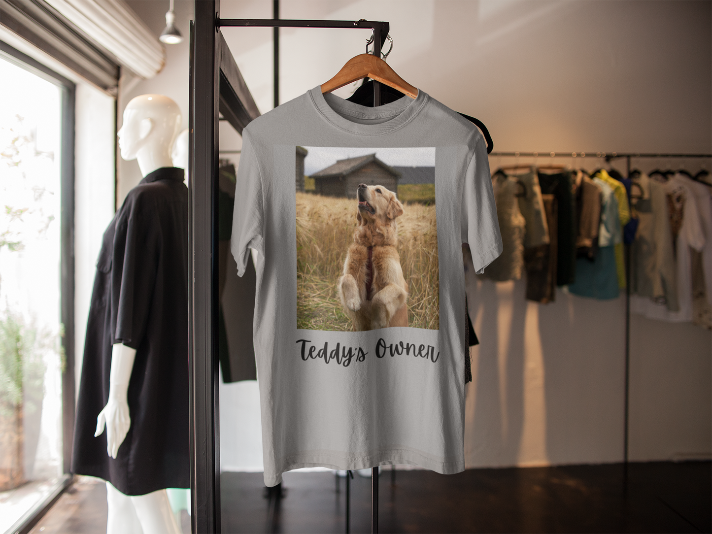 Custom Image and Text Unisex T-Shirt