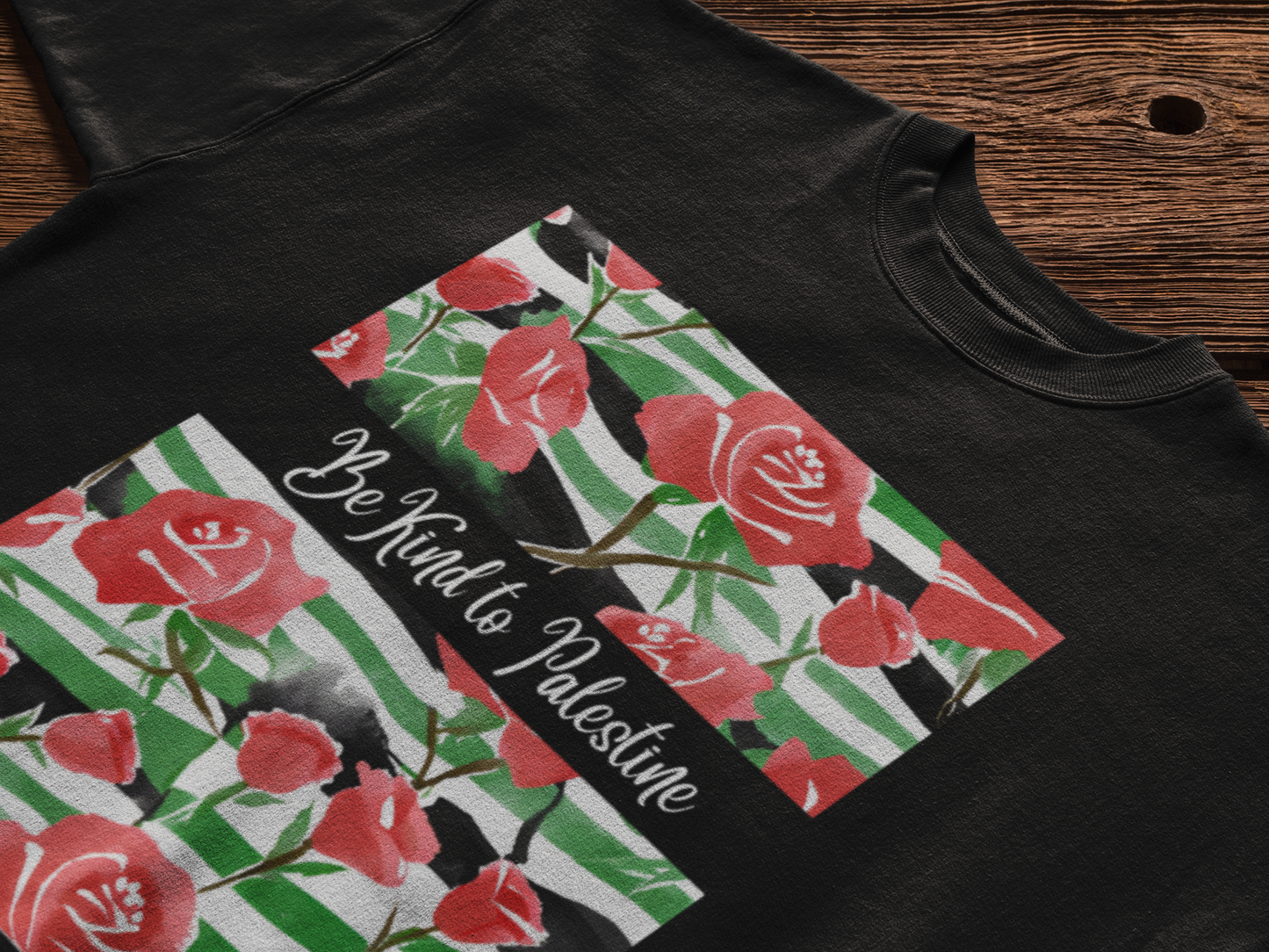 Be Kind to Palestine T-Shirt, Peace Awareness Tee, Palestinian Support Shirt, Decorative Art Top, Unique Graphic Tee