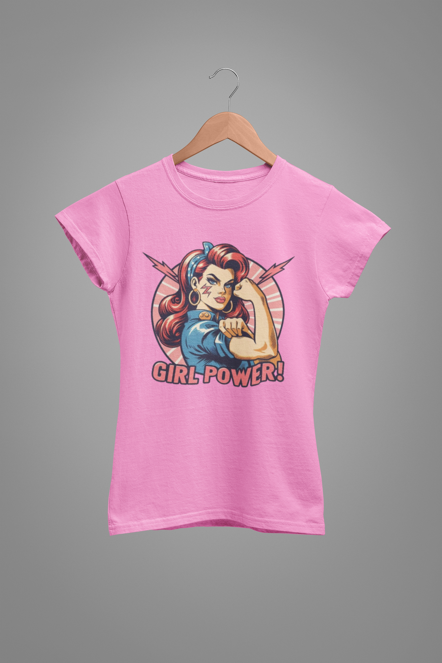 Girl Power T-Shirt - Pop Art Design