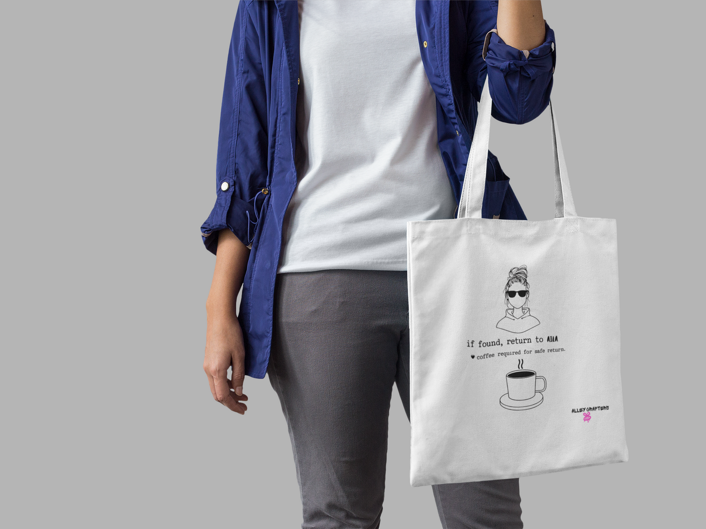 Personalised "If Found" Tote Bag
