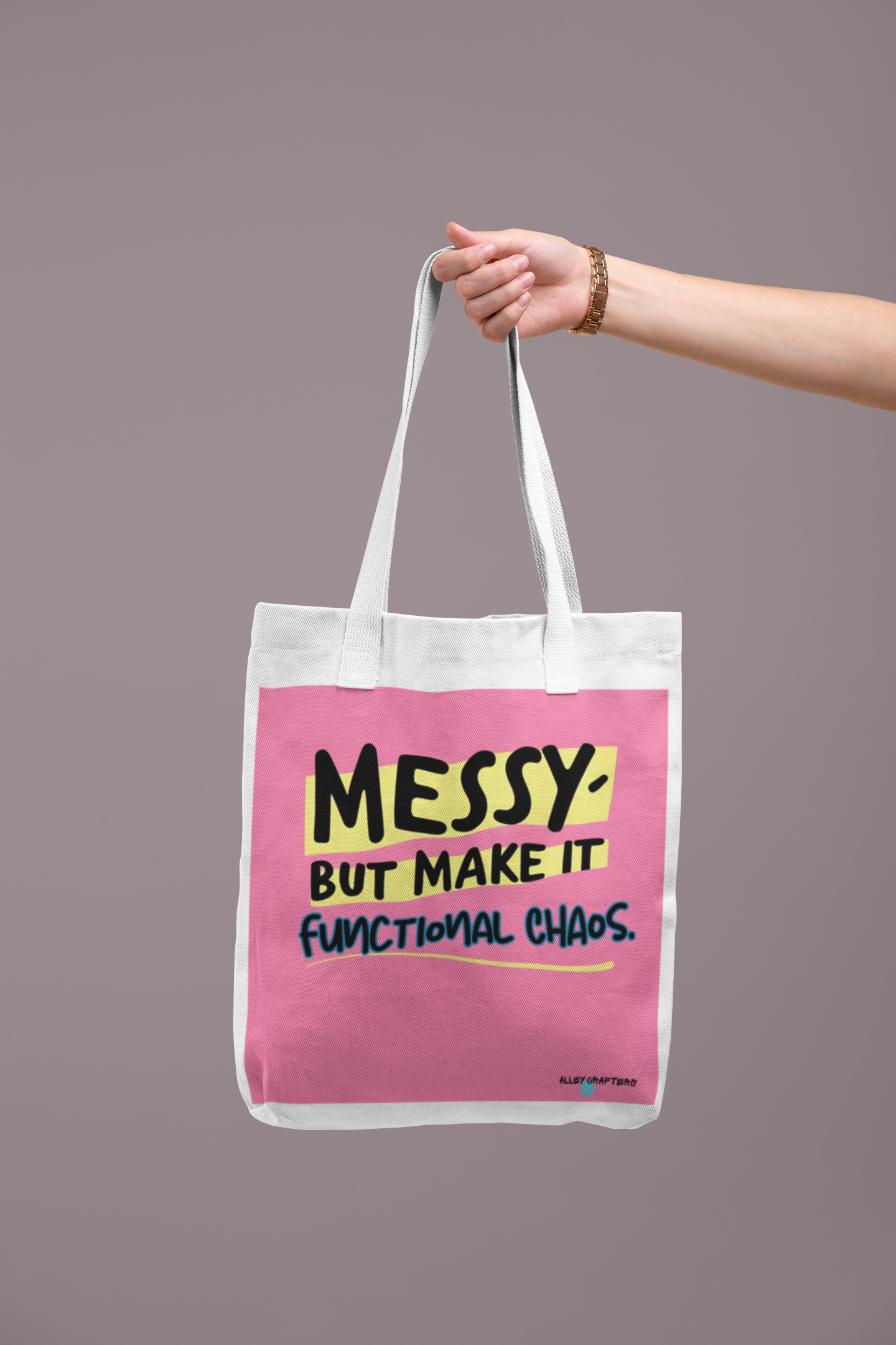Messy, But Make It Functional Chaos Tote Bag