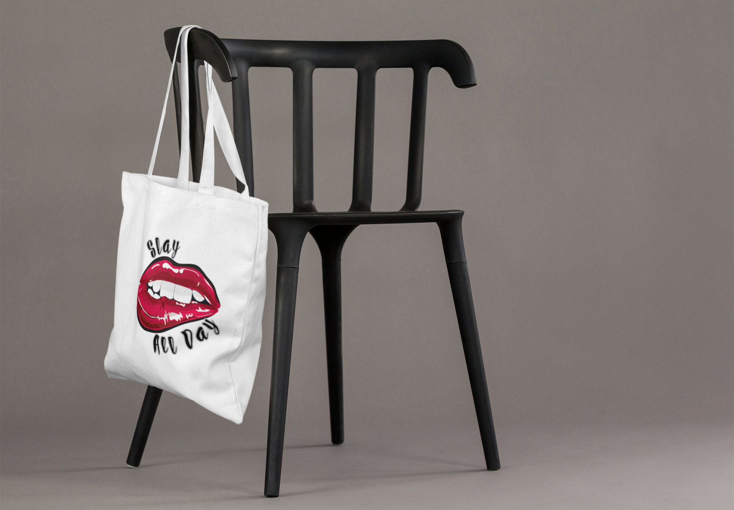'Slay All Day' Canvas Tote Bag