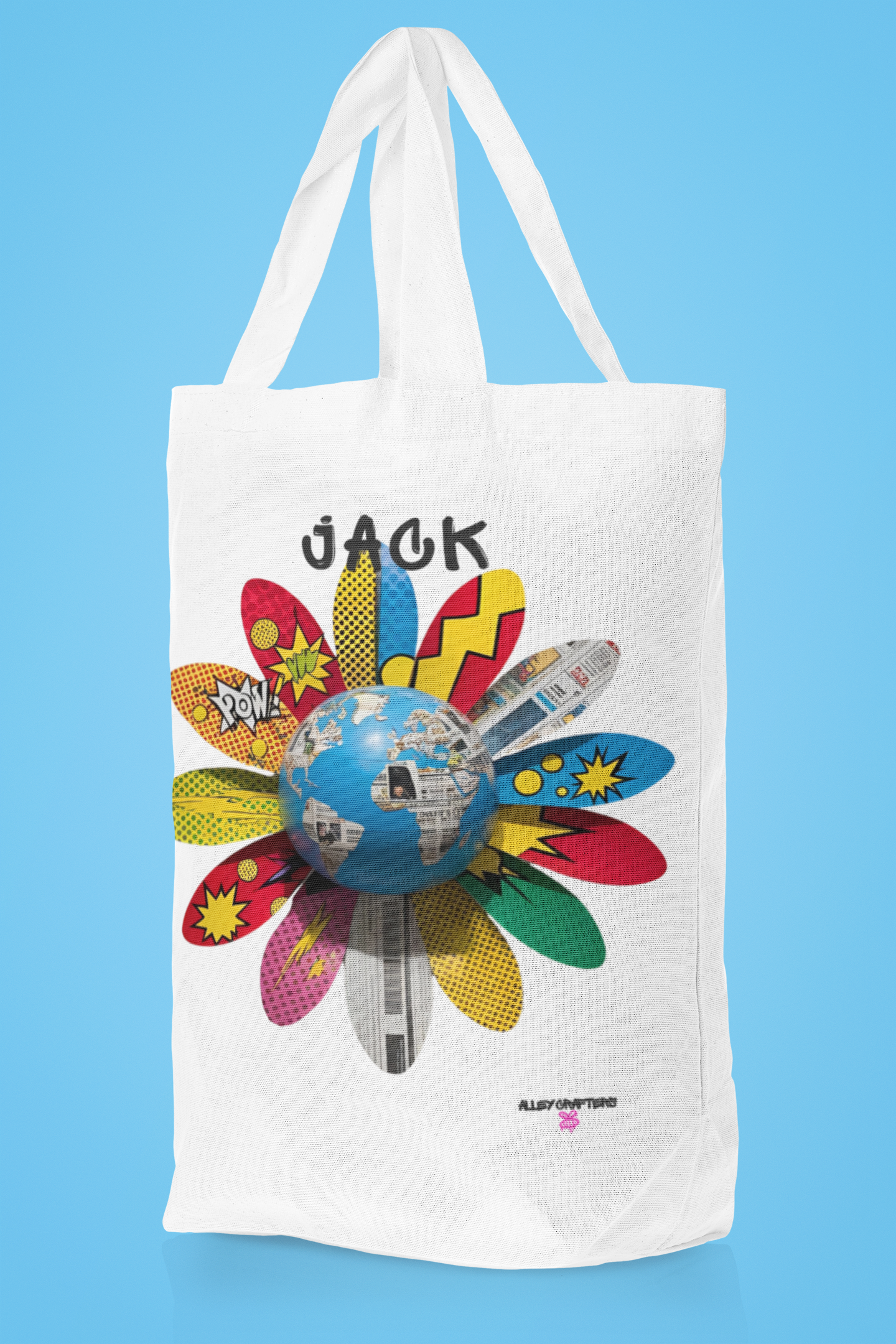 Bloom Different: Personalised Eco-Pop Flower Tote