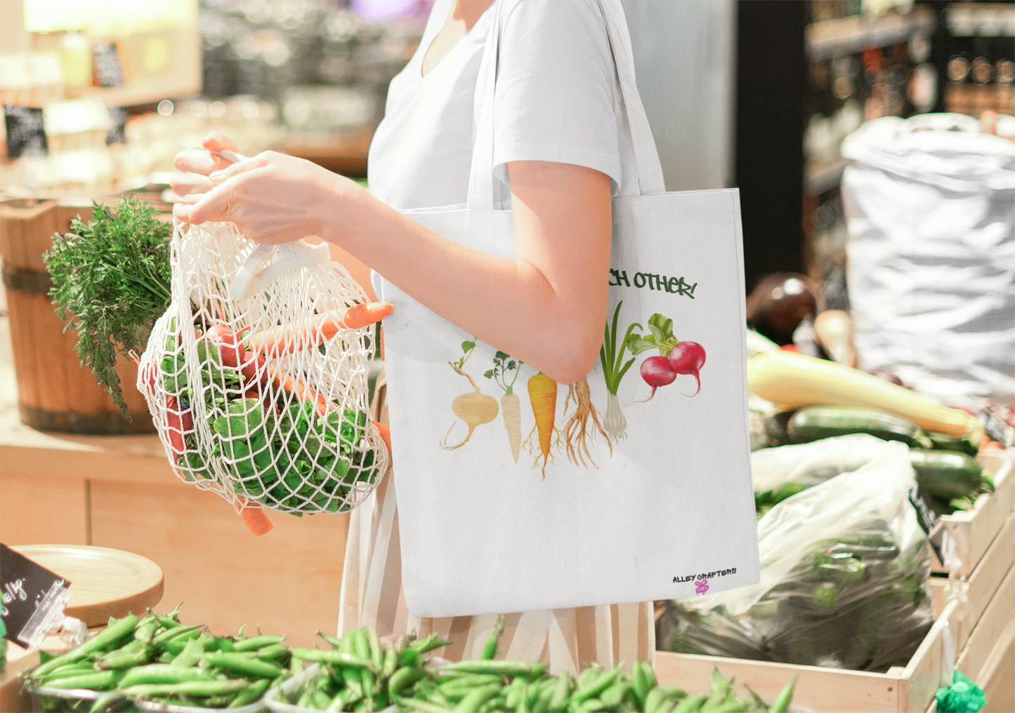Let’s Root for Each Other -Tote Bag