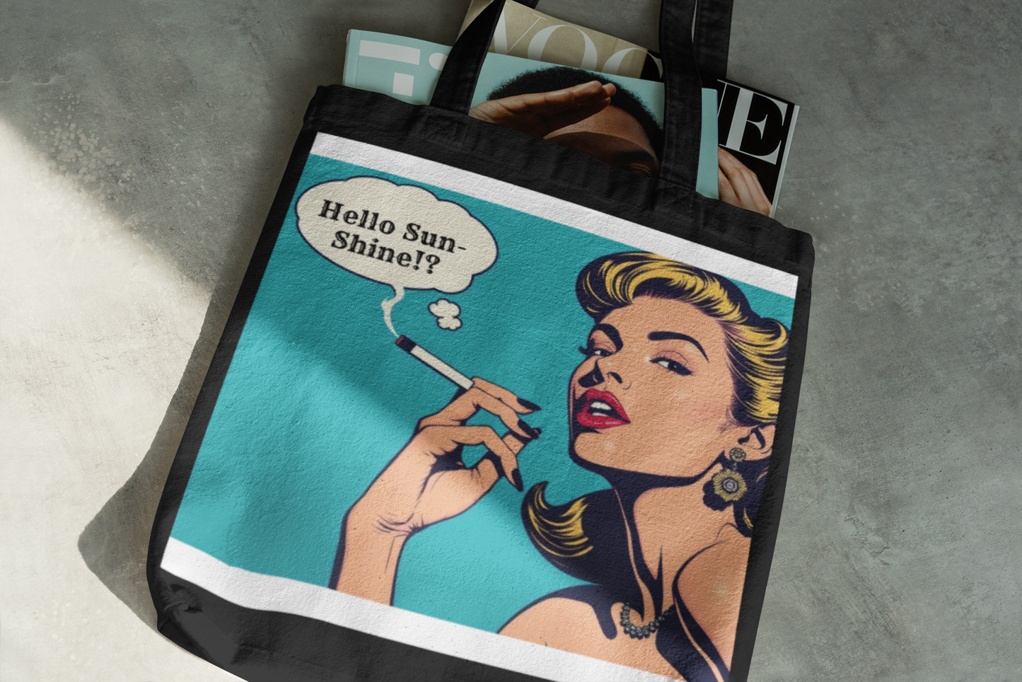 Pop Art Tote – Your Vibe, Your Words