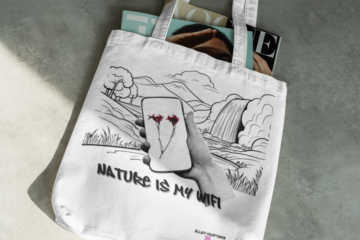 Nature Is My WiFi – Tote Bag