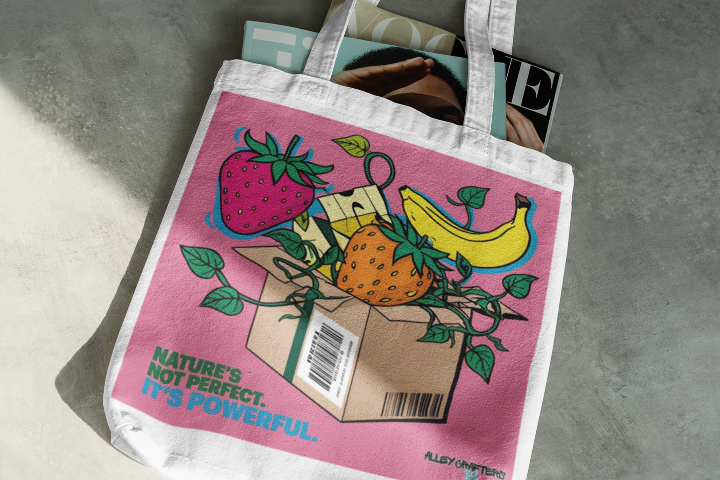 Nature’s Not Perfect, It’s Powerful -Tote Bag