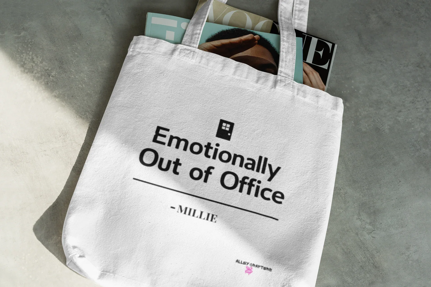 Emotional Out of Office Tote Bag - Alley Crafters