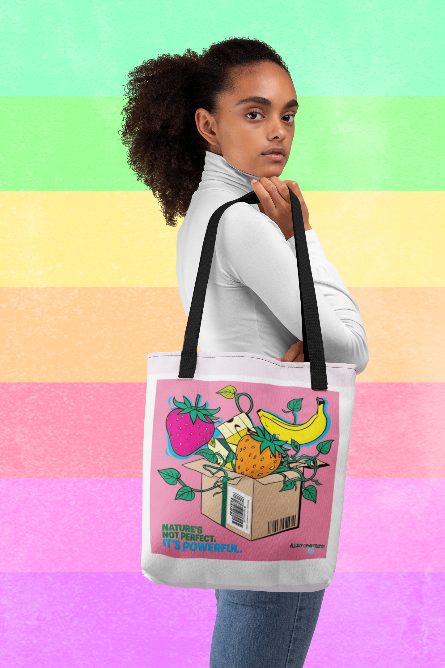 Nature’s Not Perfect, It’s Powerful -Tote Bag