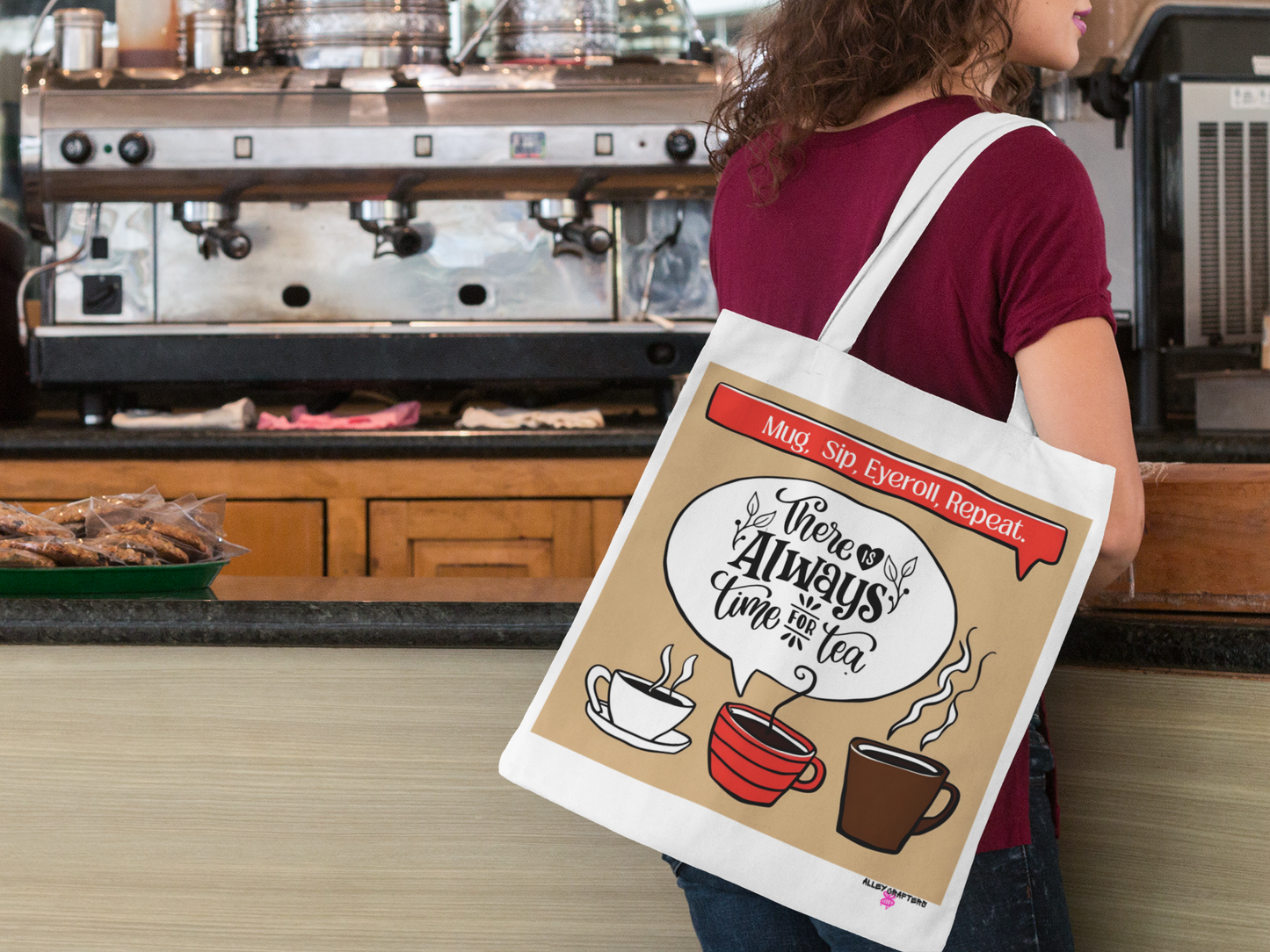 "There’s Always Time for Tea" Tote Bag