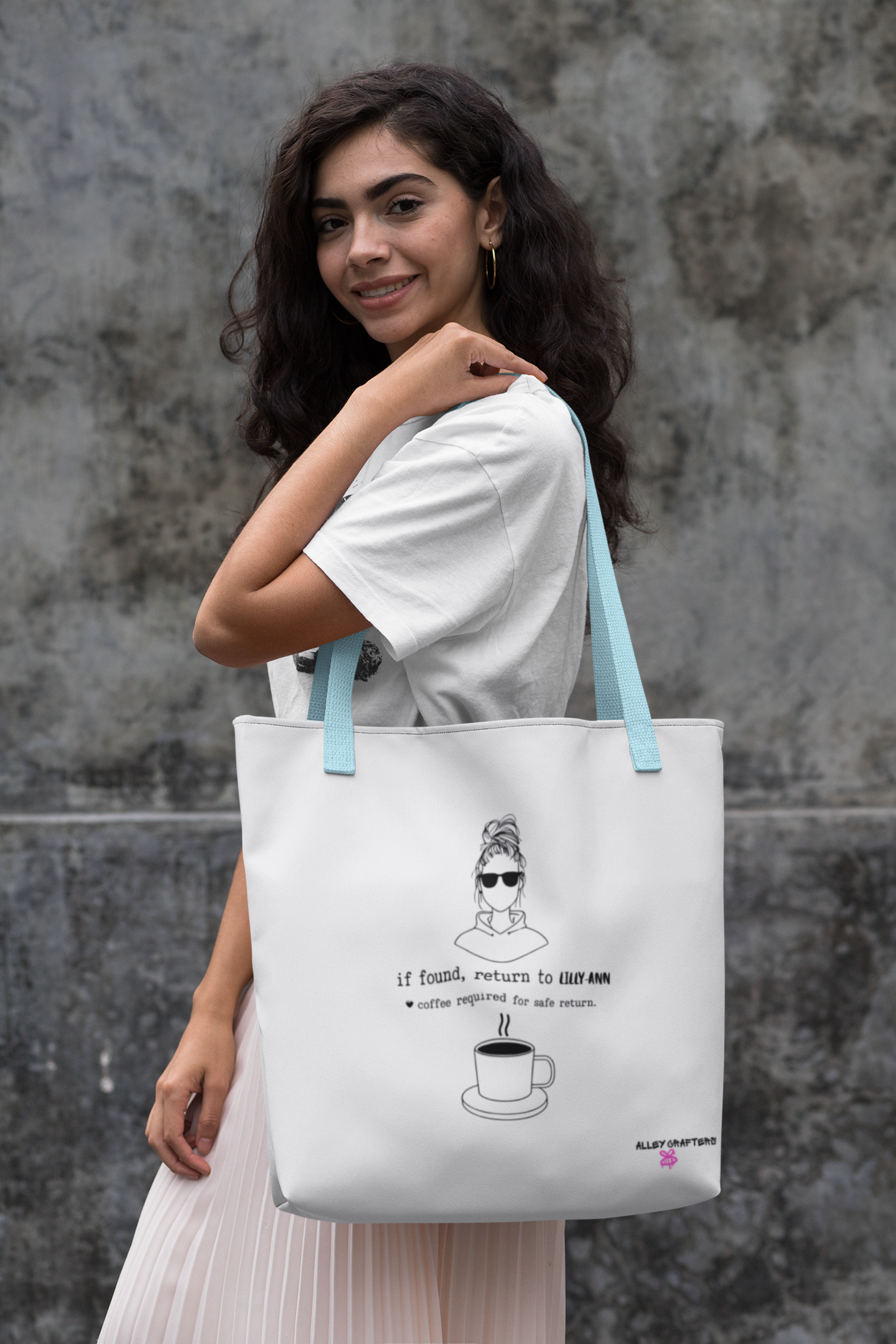 Personalised "If Found" Tote Bag