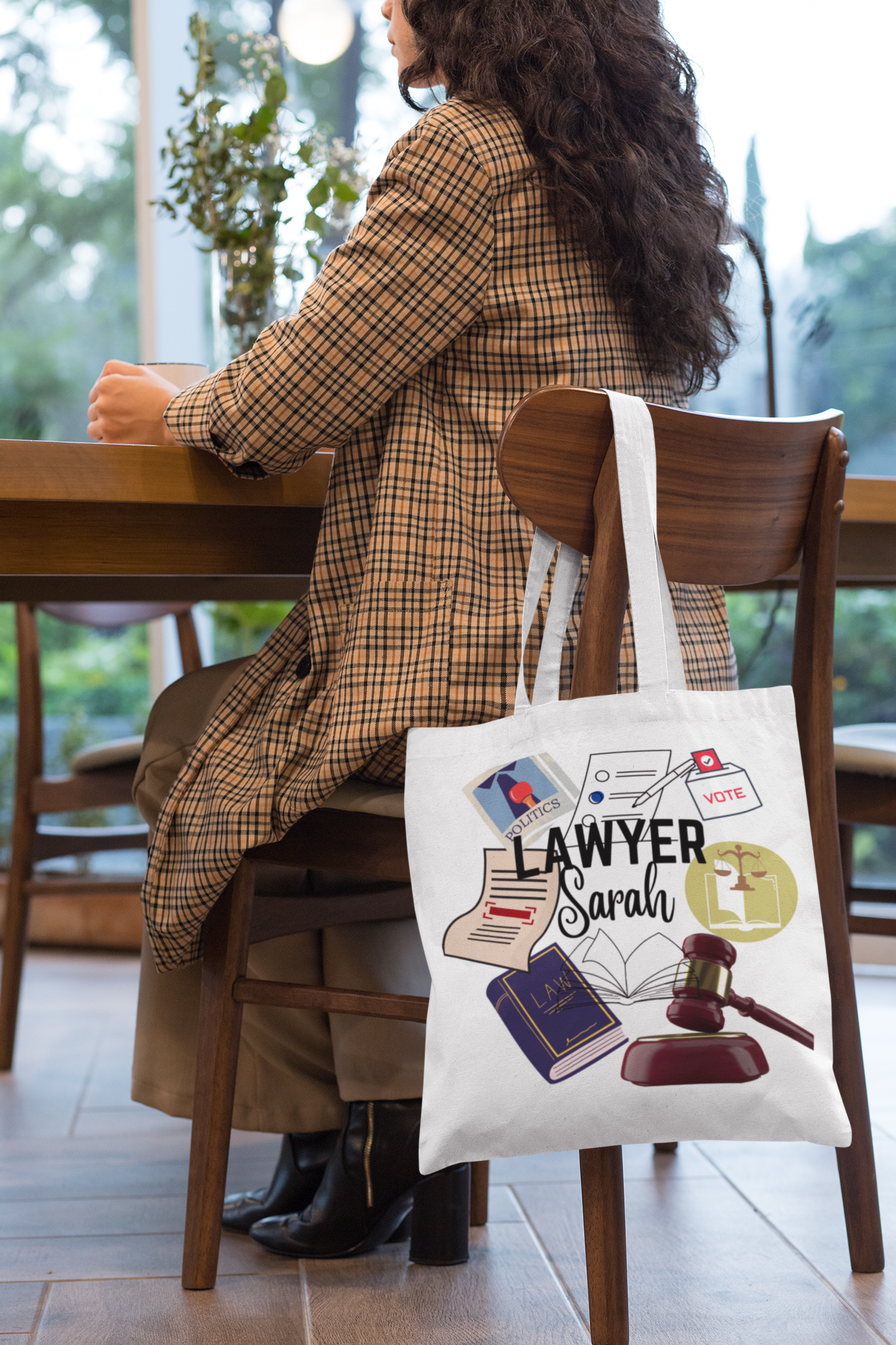 Personalised Job Profession Tote Bag with Name - Cotton Tote