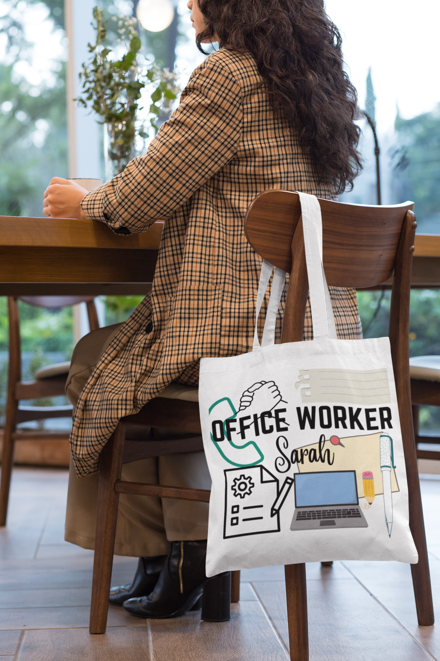 Personalised Job Profession Tote Bag with Name - Cotton Tote