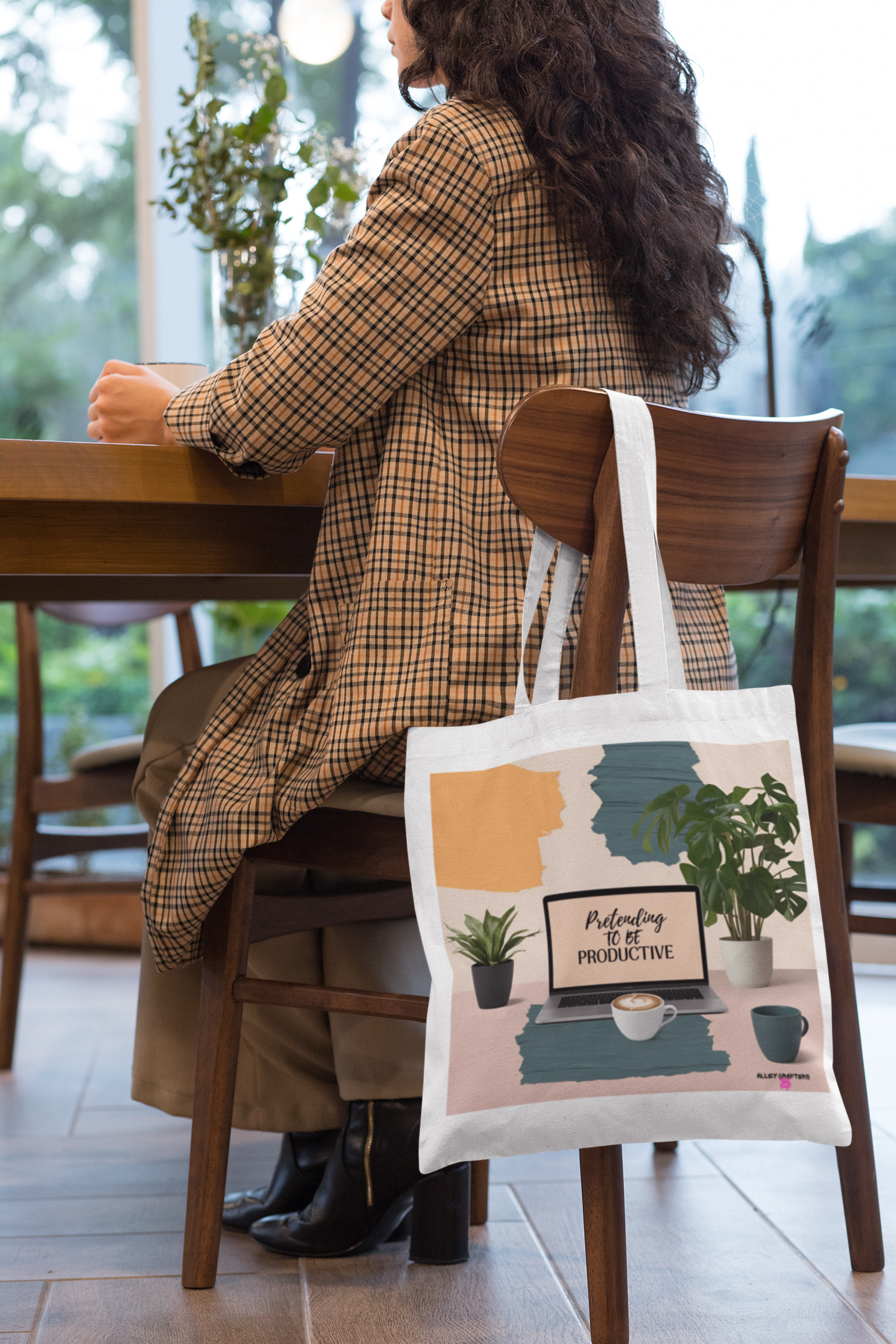 Pretending to Be Productive Tote Bag