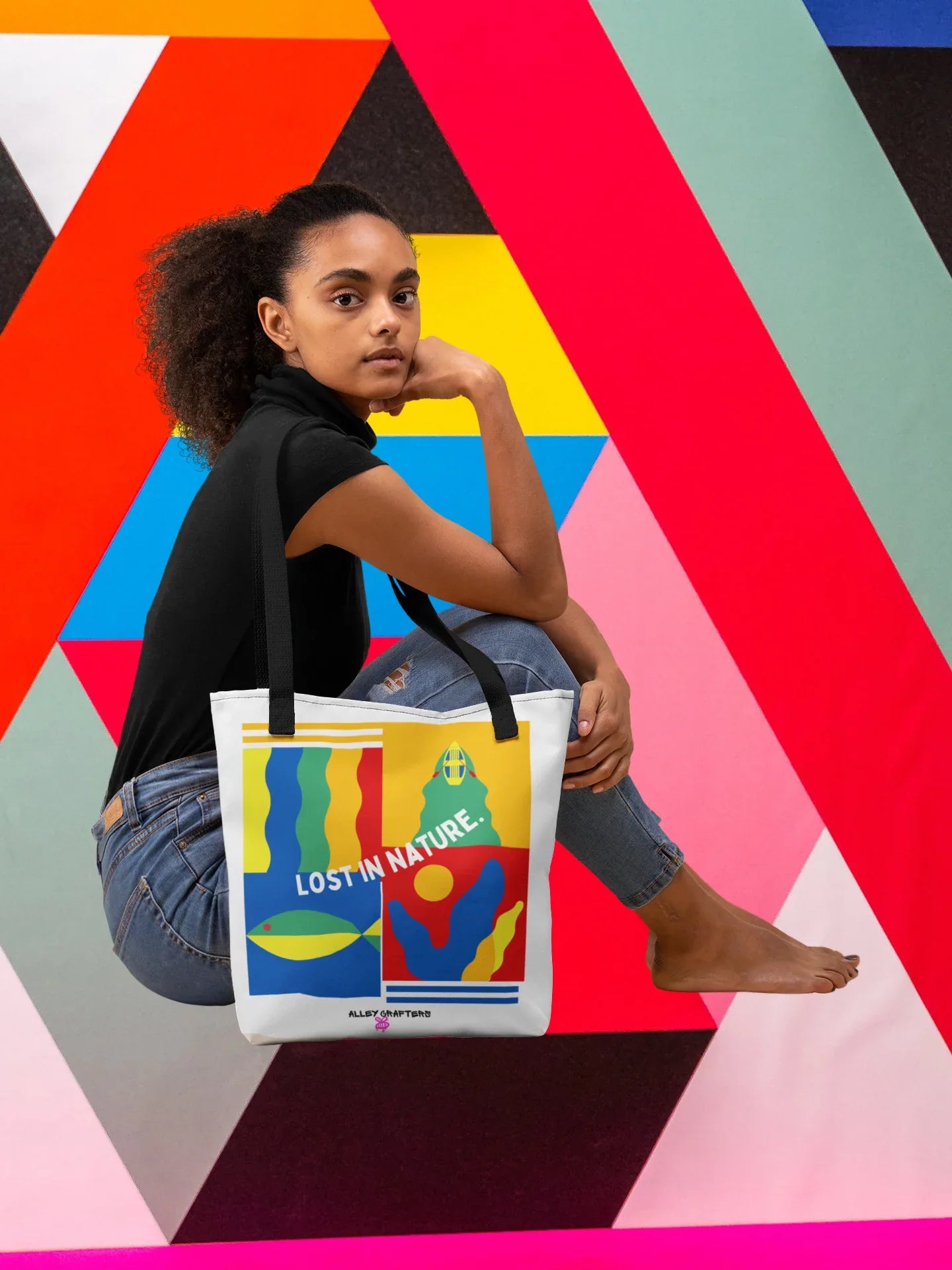 Lost in Nature Tote Bag - Alley Crafters