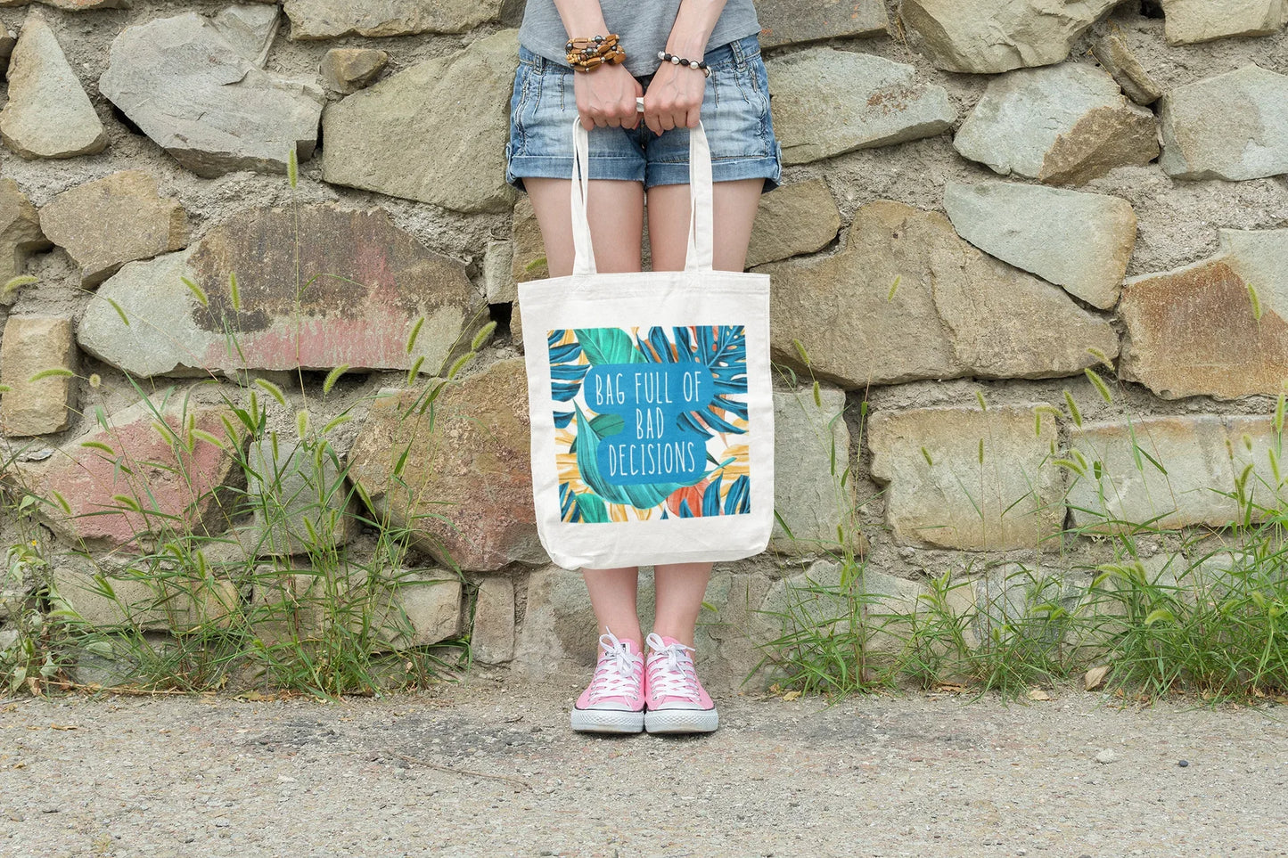 Tote Bag Full of Bad Decisions - Alley Crafters